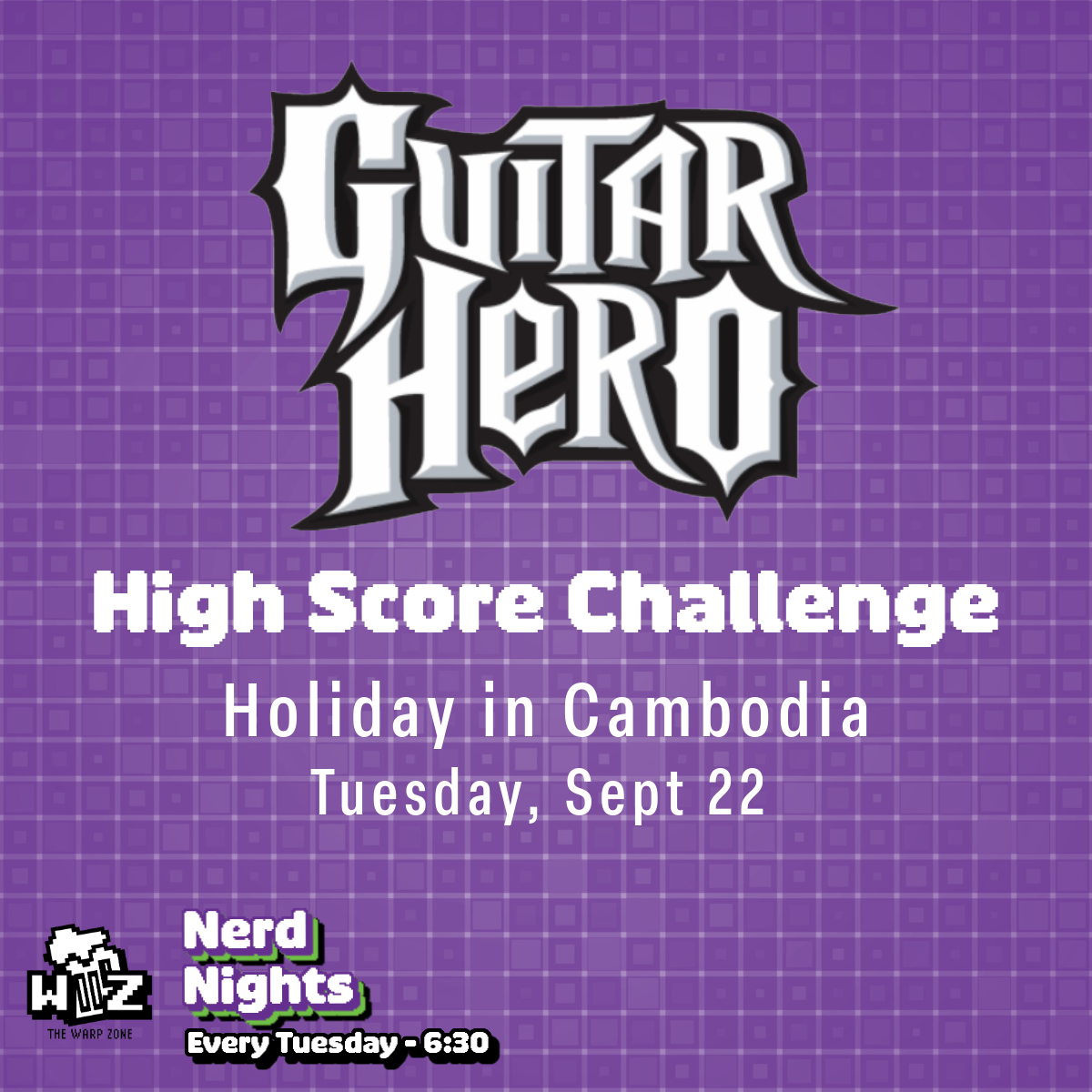 Nerd Night - Guitar Hero High Score Challenge