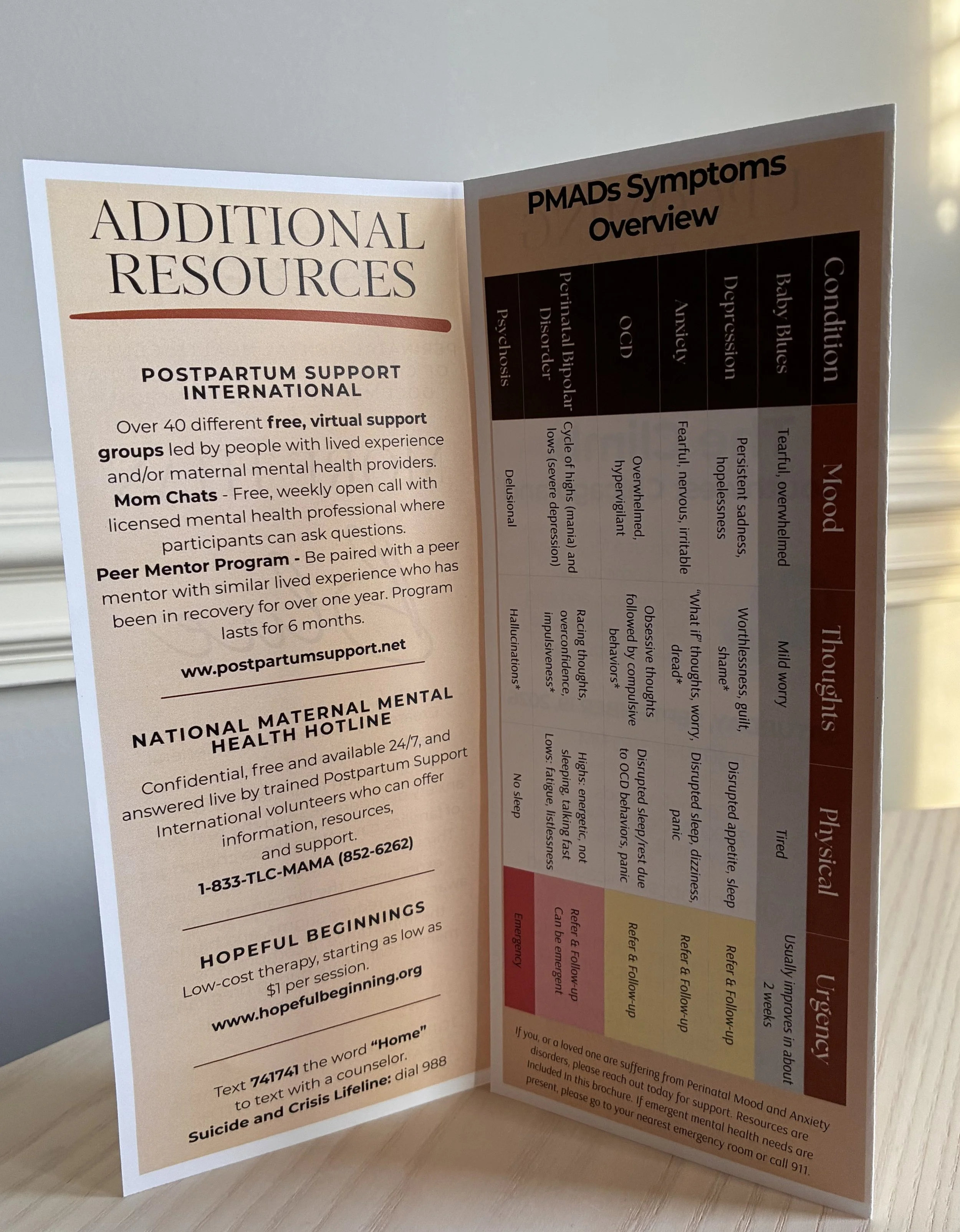 the resource that all folks who attended the event were able to take home