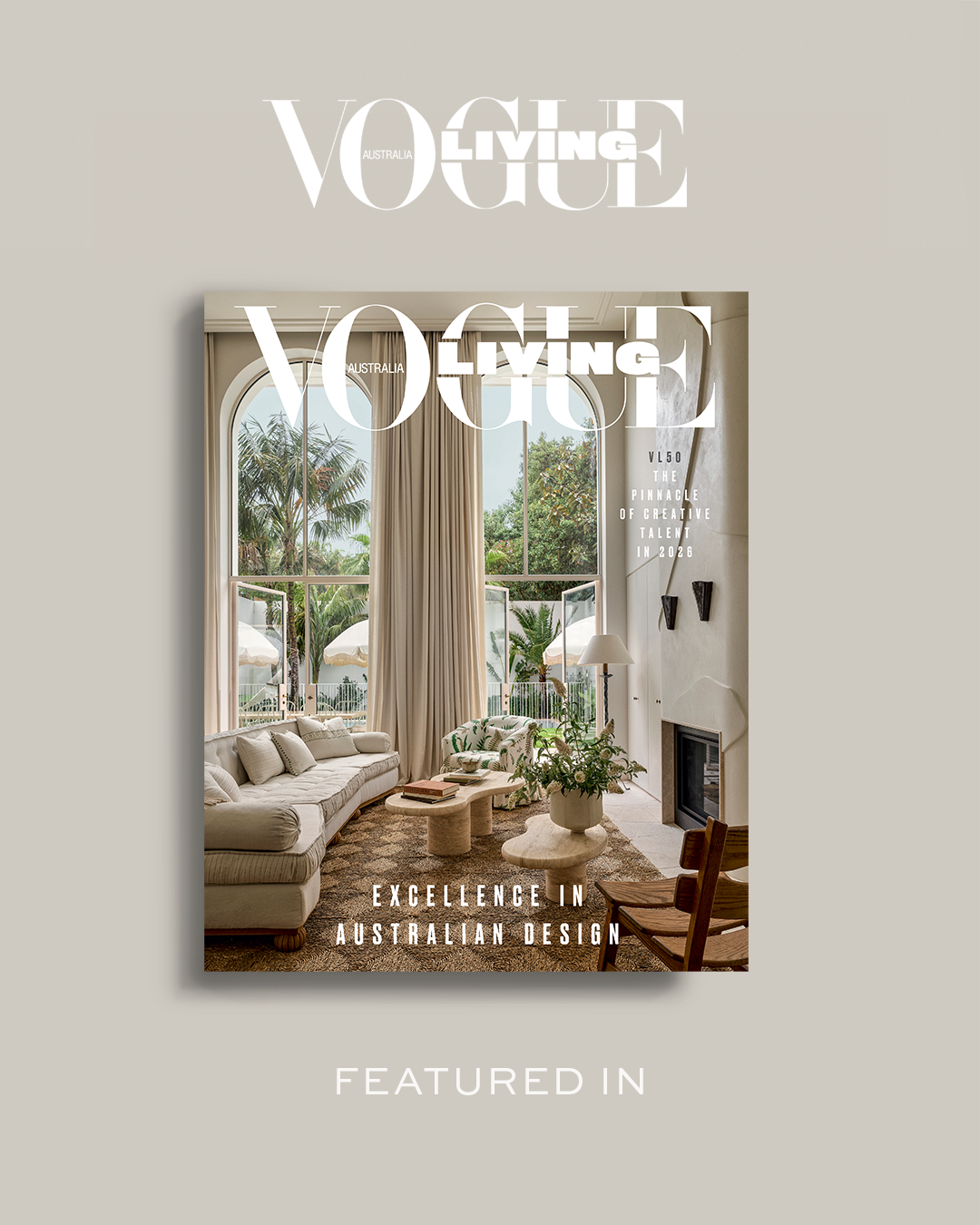 VOGUE LIVING MAGAZINE: Above the Clouds | Leesthorpe Mosman — Claire Delmar