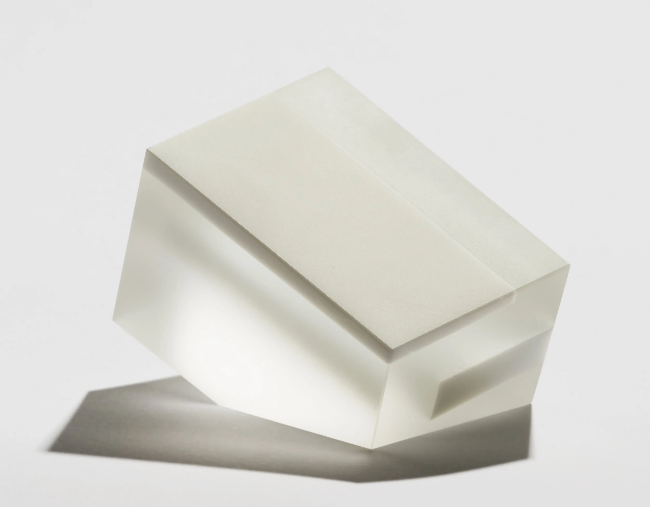 Madisyn Zabel, Construct XXXIV, 2026, coldworked and laminated glass. 8 x 6.5 x 6.2 cm. $600 (1).jpg