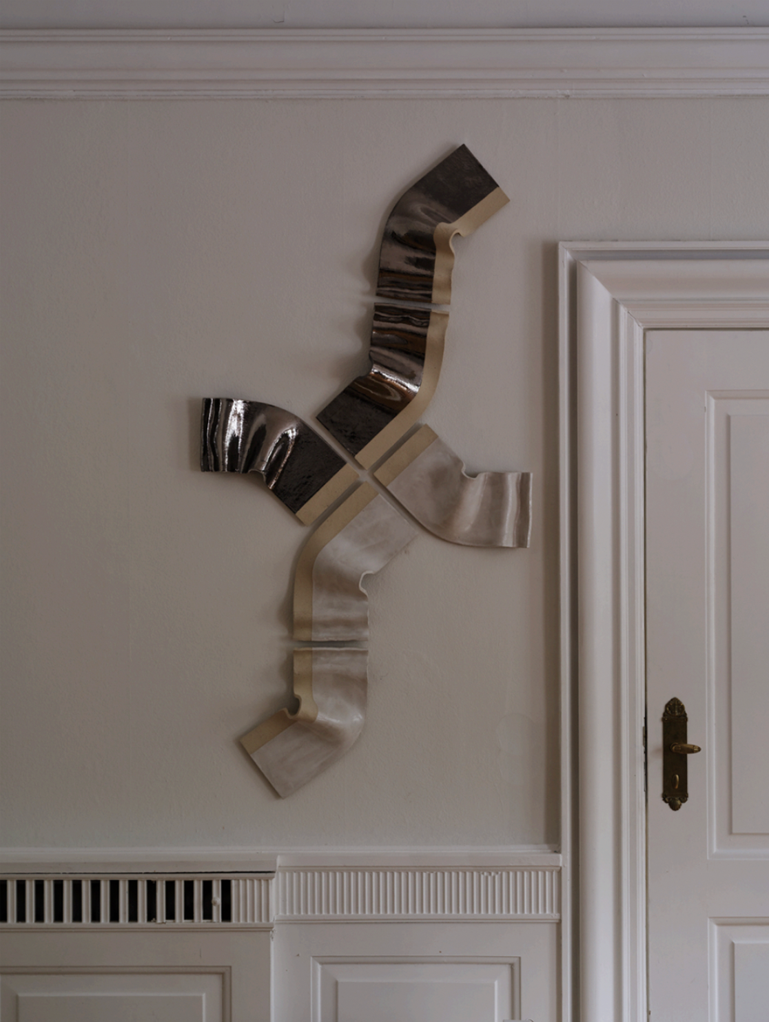 PLATINUM WHITE RADIAL X RIBBON by Ben Mazey