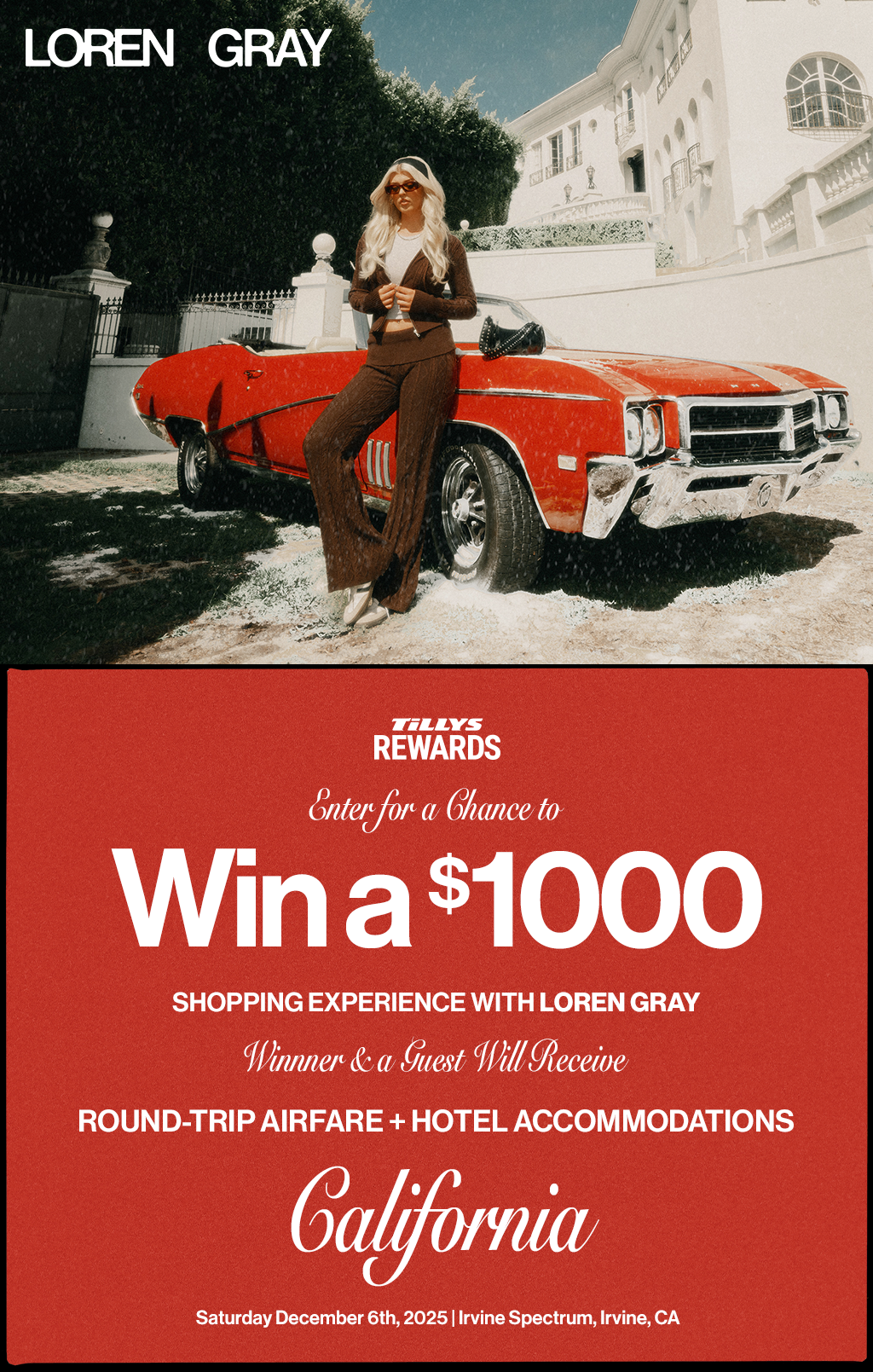 Sweepstakes Landing Page Mobile