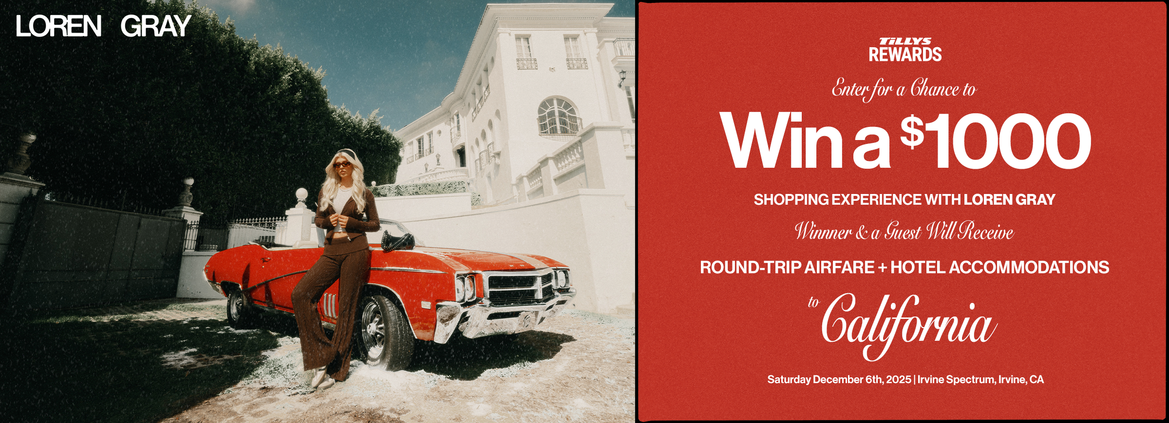 Sweepstakes Landing Page Desktop