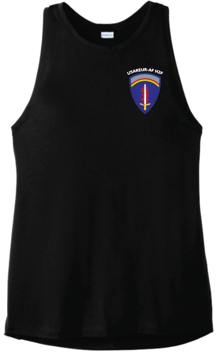 USAREUR-AF-H2F         LST402  Sport-Tek® Women's Razorback PosiCharge®  Tri-Blend Wicking Tank