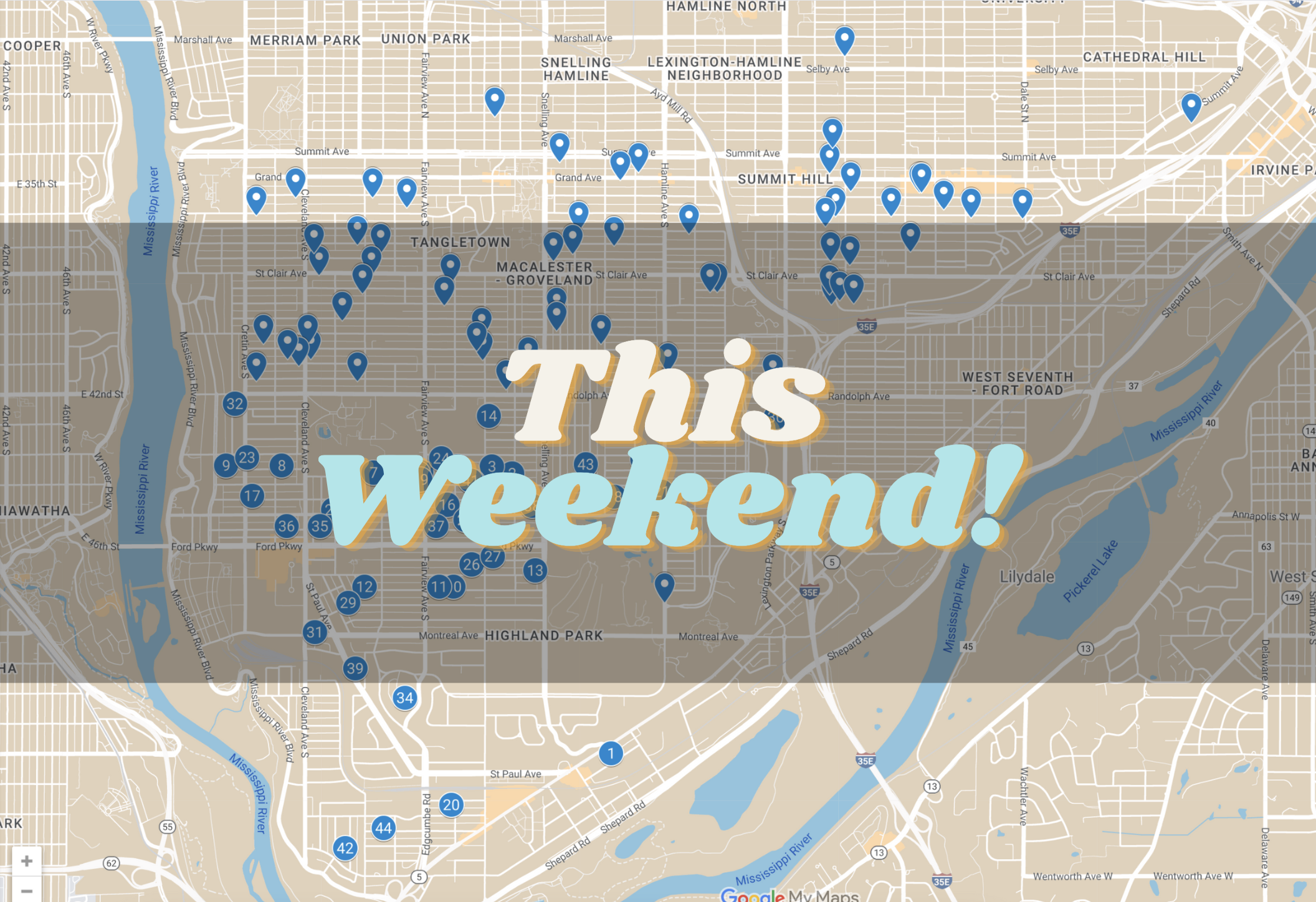 Garage Sale Map - June 21-22
