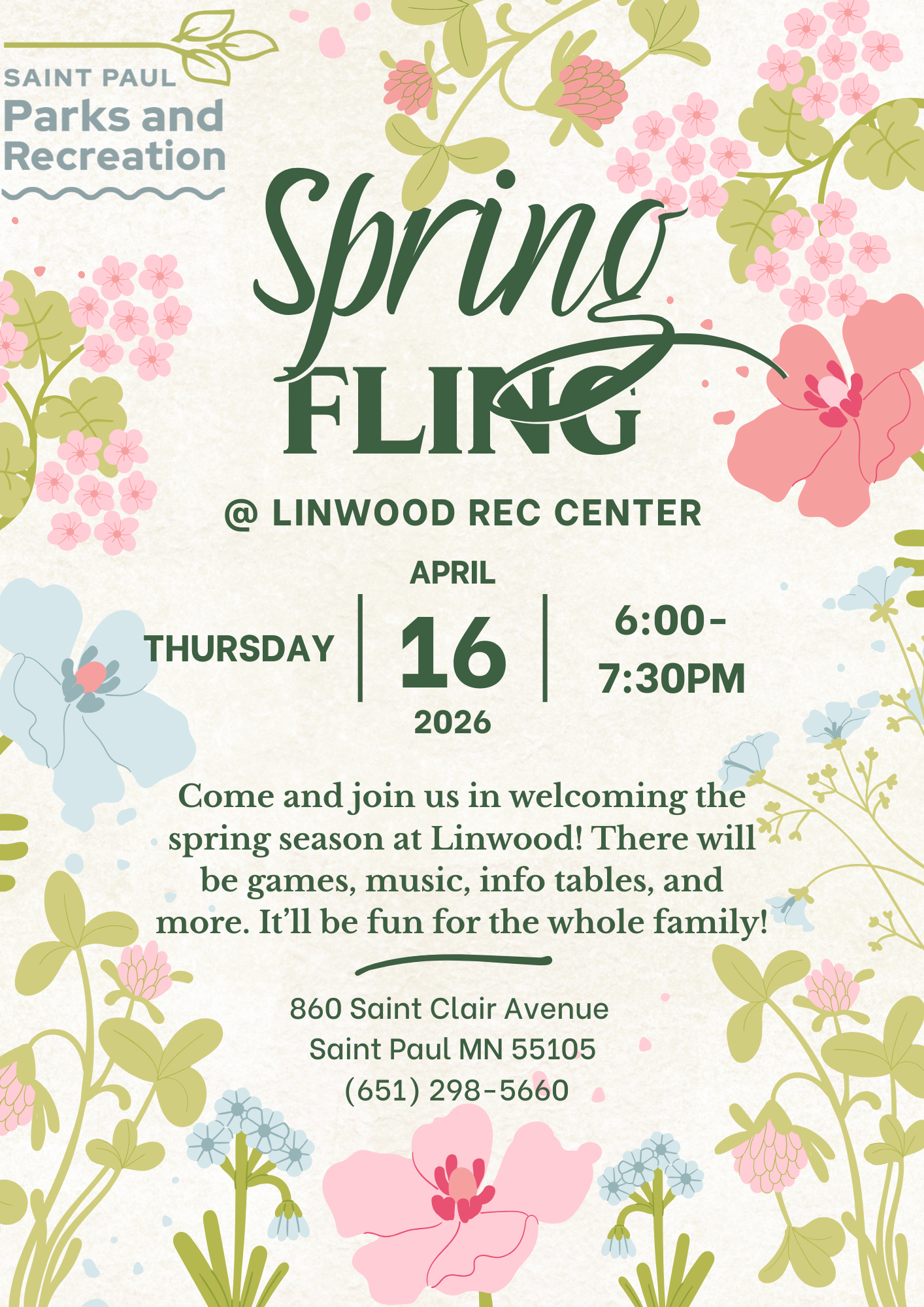 Spring Fling at Linwood Rec 