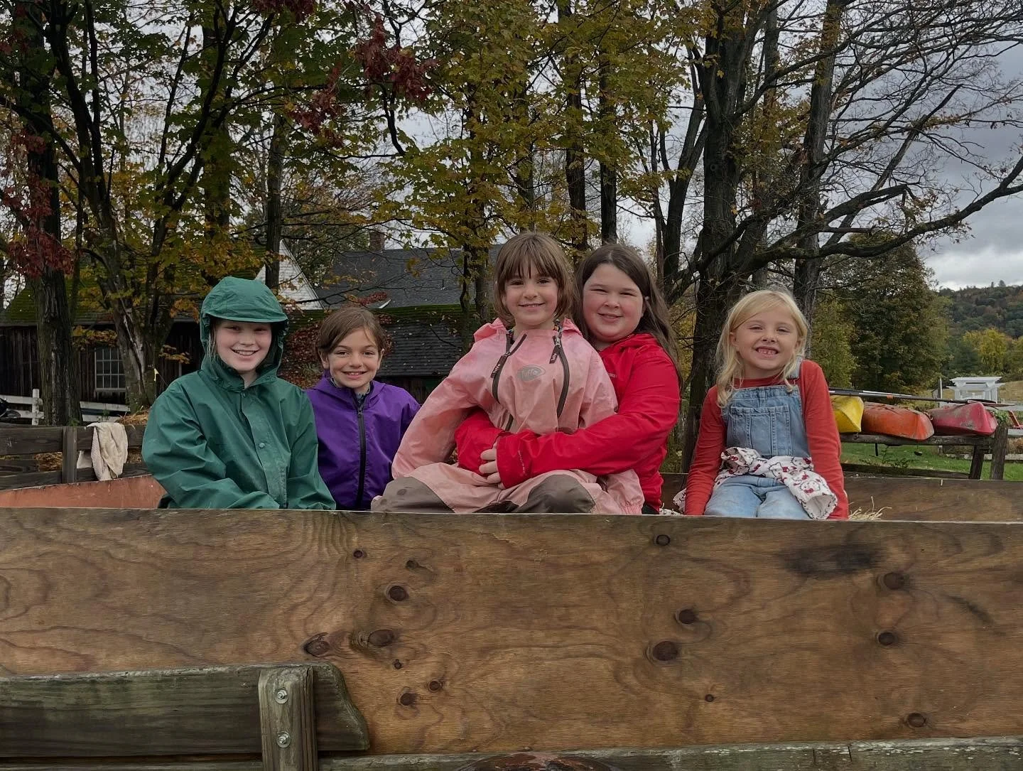 We had a great crew for our Farmer For A Day program last week during the Claremont School closures! We had fun going for goat hikes, on wagon rides, crafting, taking care of the animals, and playing outdoors together on the farm! 

Our FITs (from ou