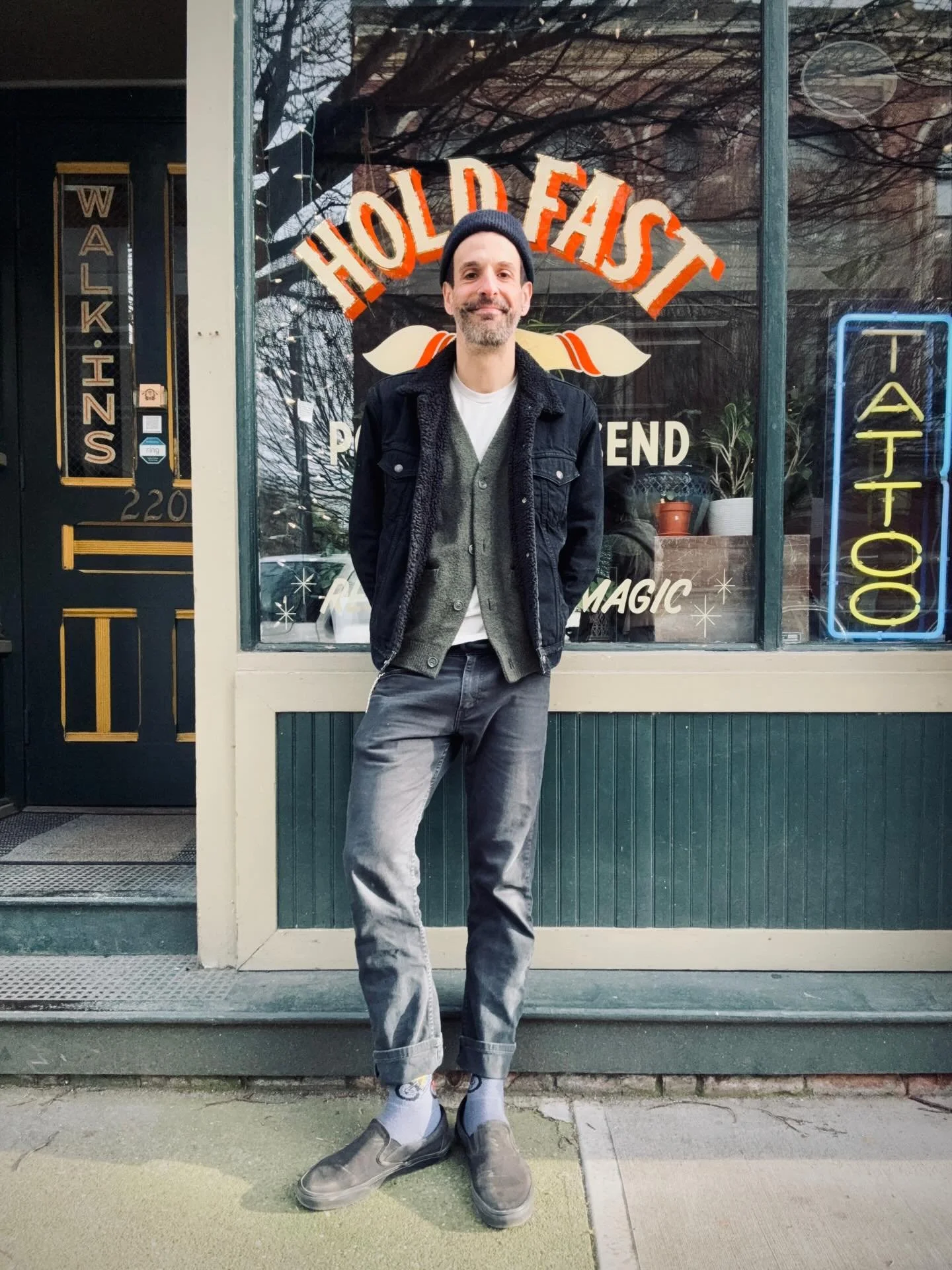 It&rsquo;s a very bittersweet month here at Hold Fast 🥹

@tylermoontattoo has been here since the inception of the shop and, without him, there would probably be no @holdfastporttownsend. His smiling face, his kindness, his work ethic, his sense of 
