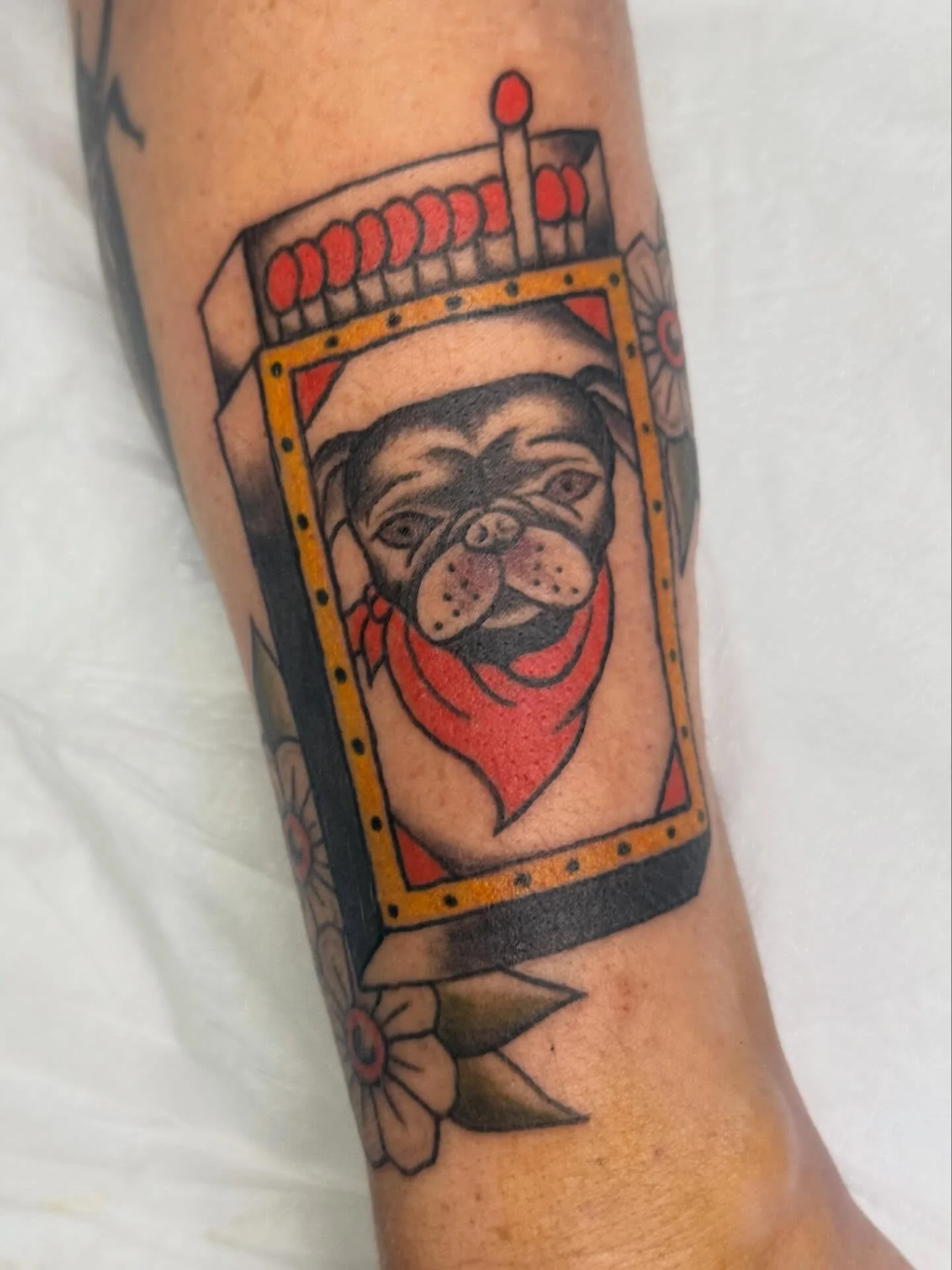 What a cutie by @tylermoontattoo 😍😍😍

Tyler is all booked up until his departure for NM at the end of the month, but fear not! He&rsquo;ll be back for a guest spot soon 🖤