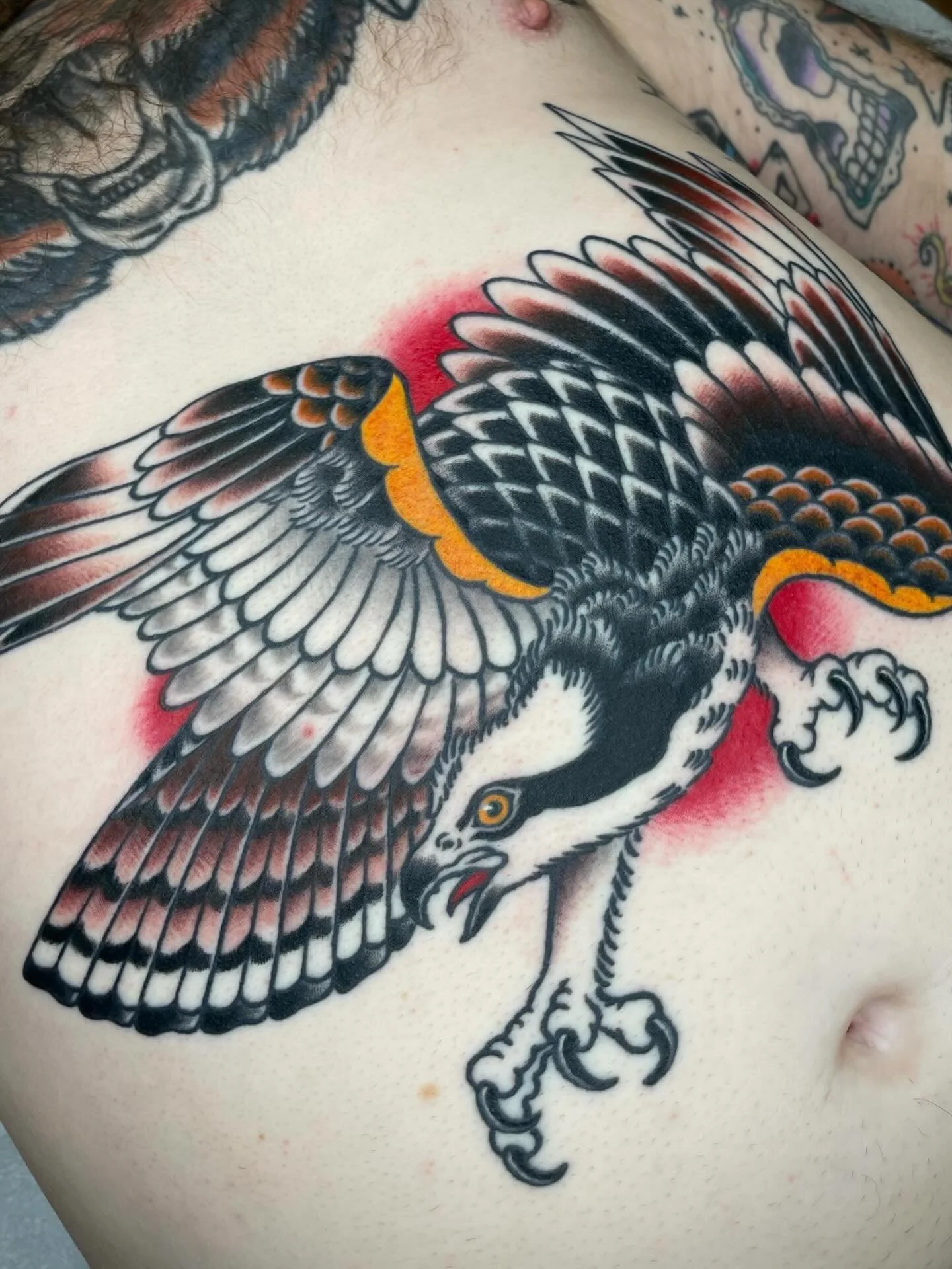 Birds with Friends

Presenting some birds I made for/on some people I really enjoy. A big ol&rsquo; tummy osprey for @revdrowns, a traditional style bearded vulture for @cvnt_ish, and a black and grey owl for @p_ssywill0w 🖤

Requests for bird tattoo