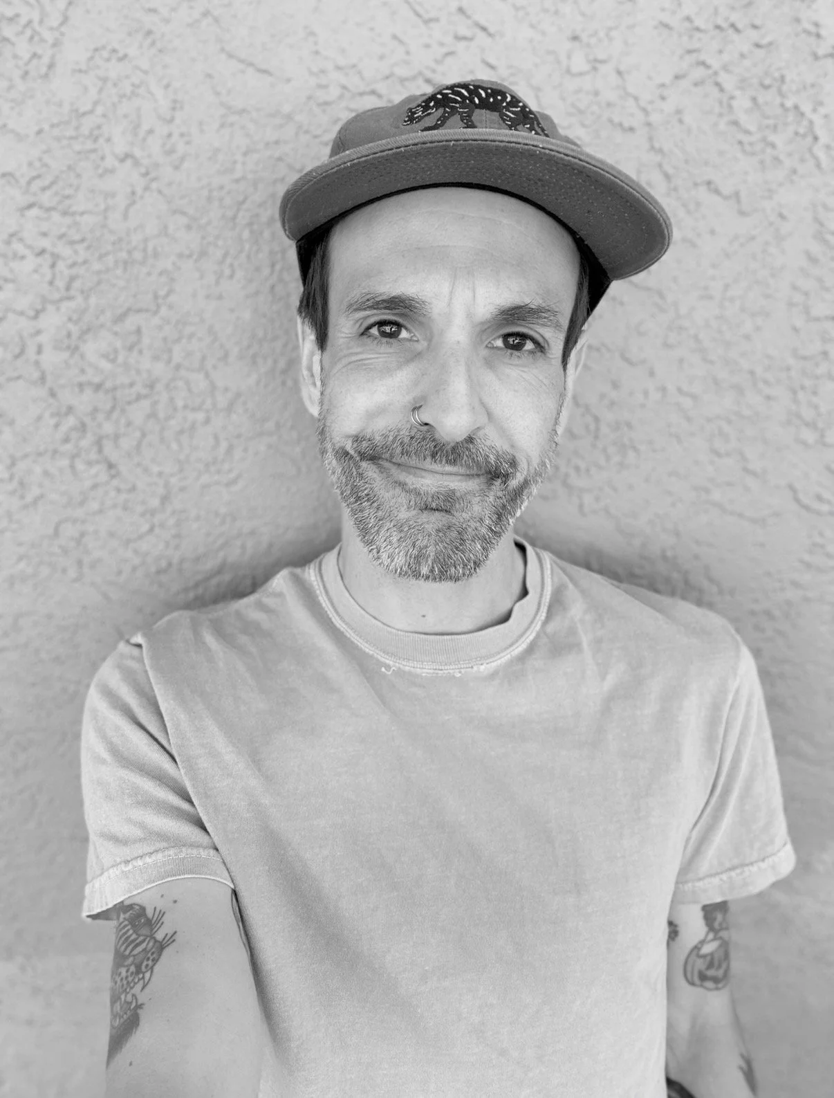Tyler Moon Headshot Black and White