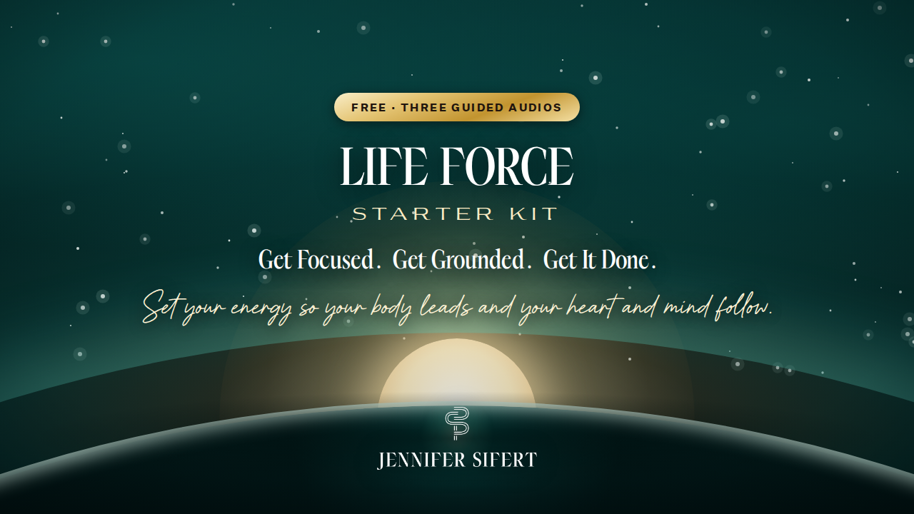 Life Force Starter Kit, three audio practices from Jennifer Sifert's live practice studio