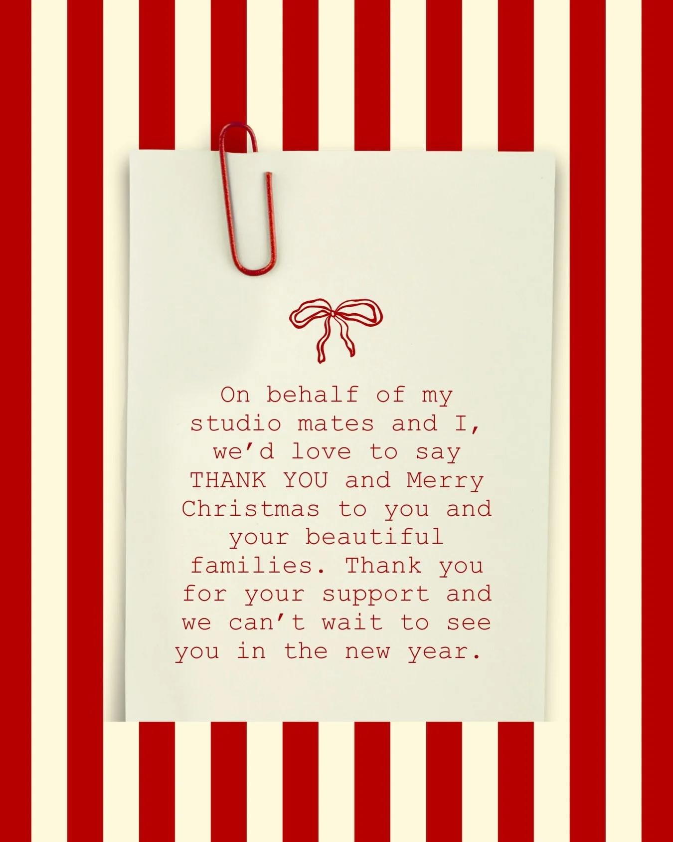 Thank you SO much for all of your support! You made all three of us incredibly busy this Christmas season, and we are so grateful for that. We love watching all of your beautiful families grow!

Because of you, we&rsquo;re able to do what we love in 