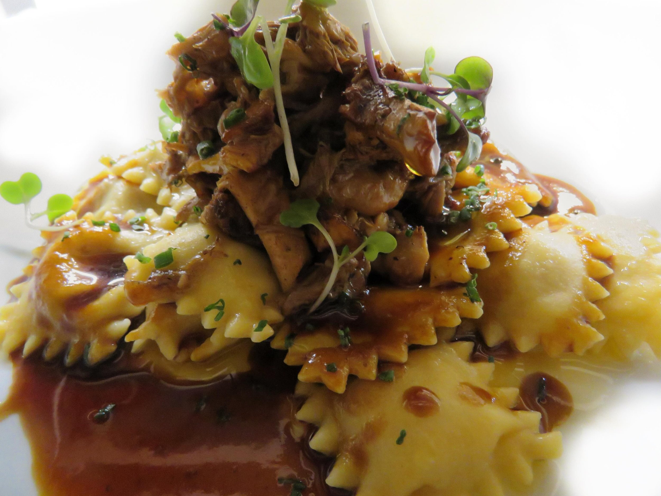 What better way to warm up on a chilly spring day than with a plate of our handmade oxtail ravioli.

Chef Luis and the team craft every item on our menu from scratch, and that care, creativity, and passion are what make each dish so special.
