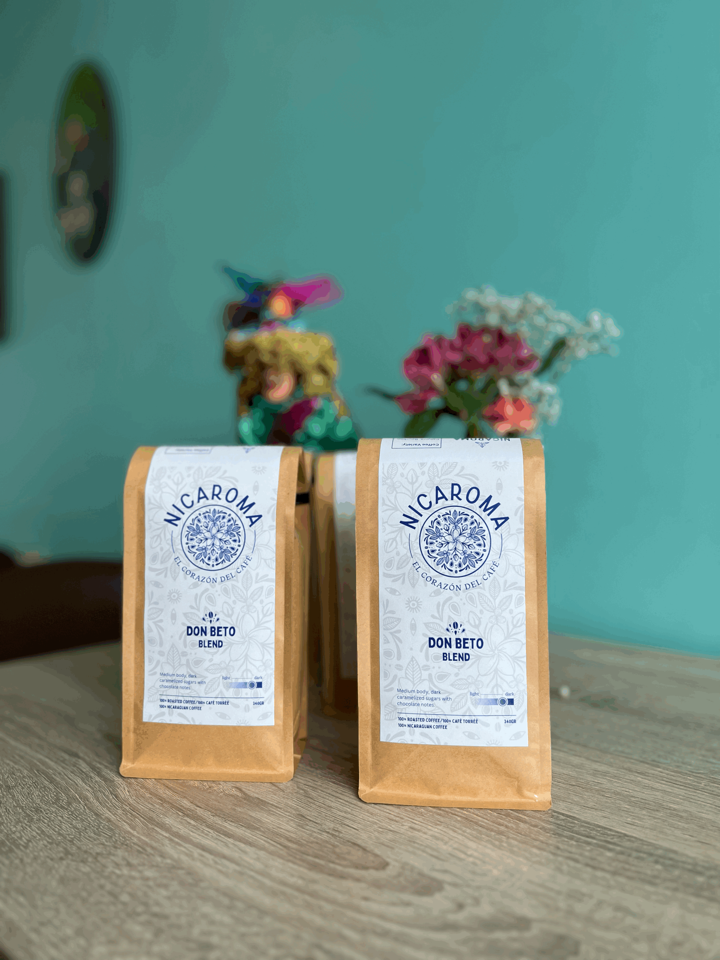 Nicaroma Café Don Beto Roast - 100% Nicaraguan Coffee / 100% Café Nicaragüense 340g