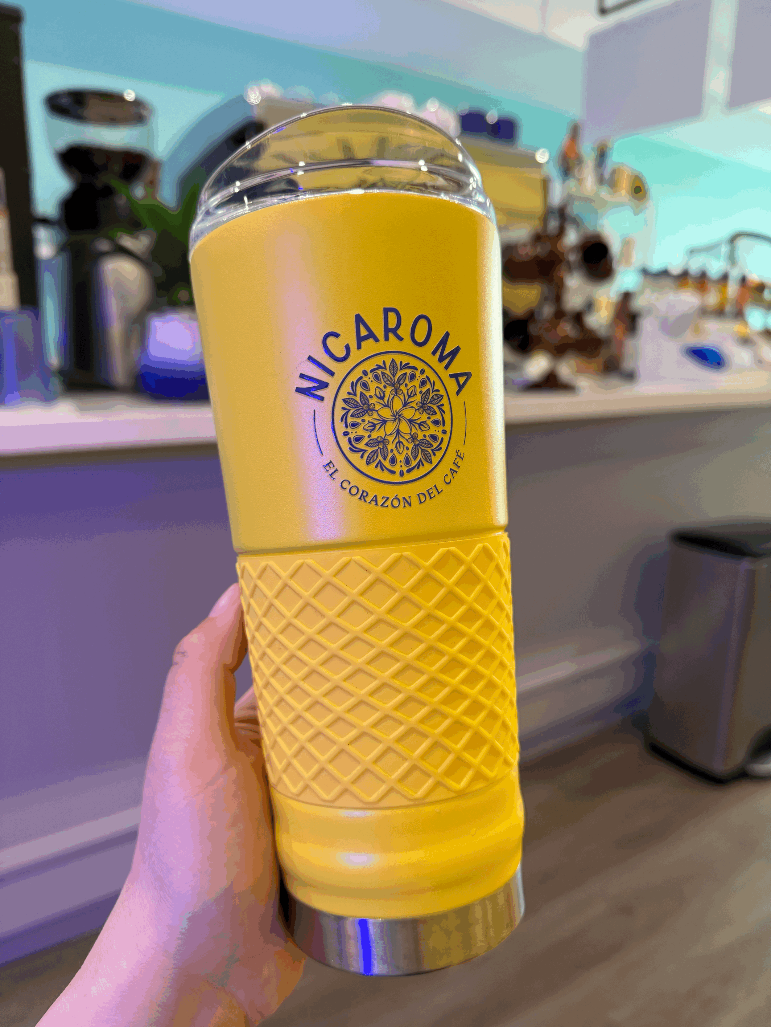 Branded Yellow Tumbler 20oz