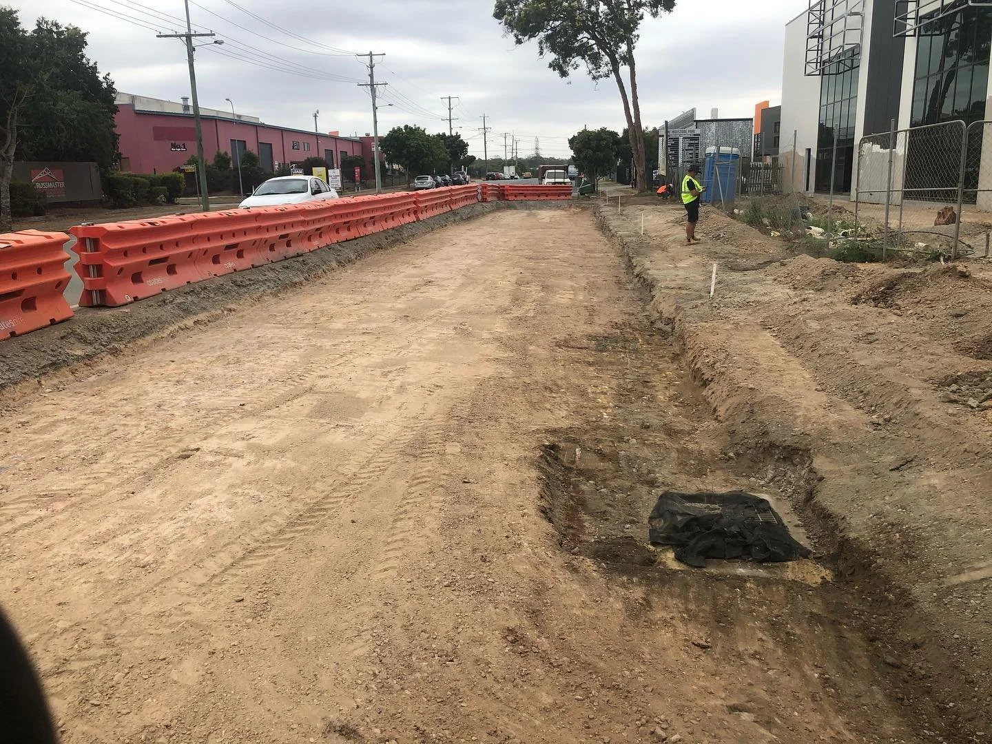 Road widening well underway for one of our customers