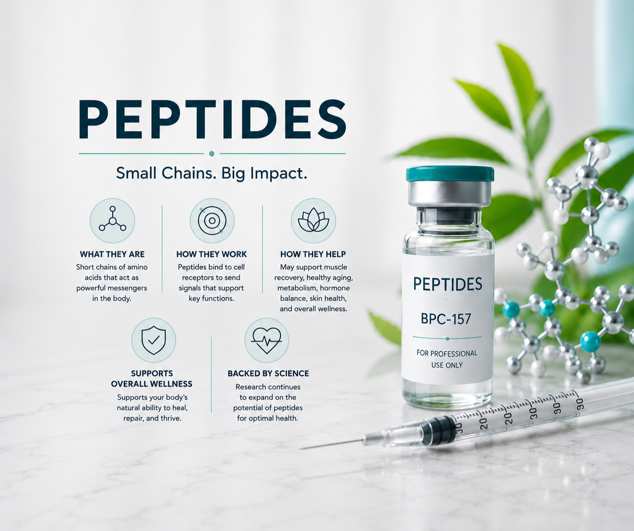 Peptides: What They Are, How They Work, and How They May Support Your Health