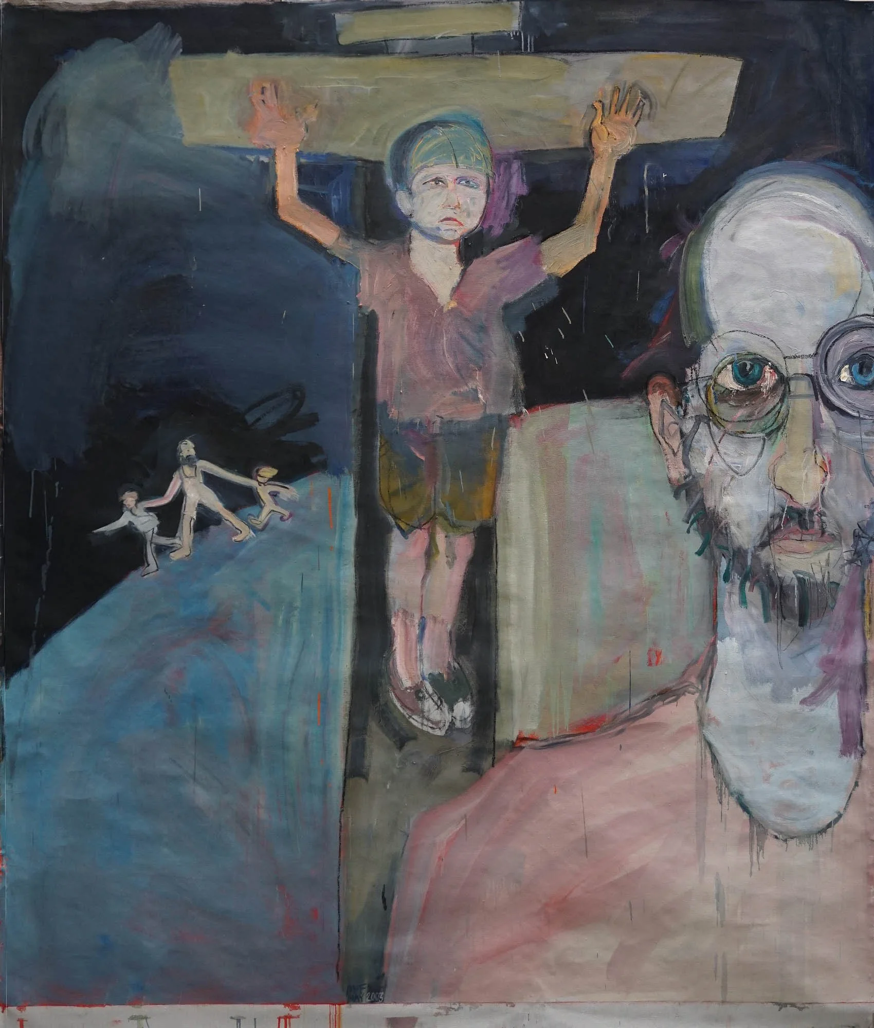 Keith Crucifix, 2003, oil on canvas