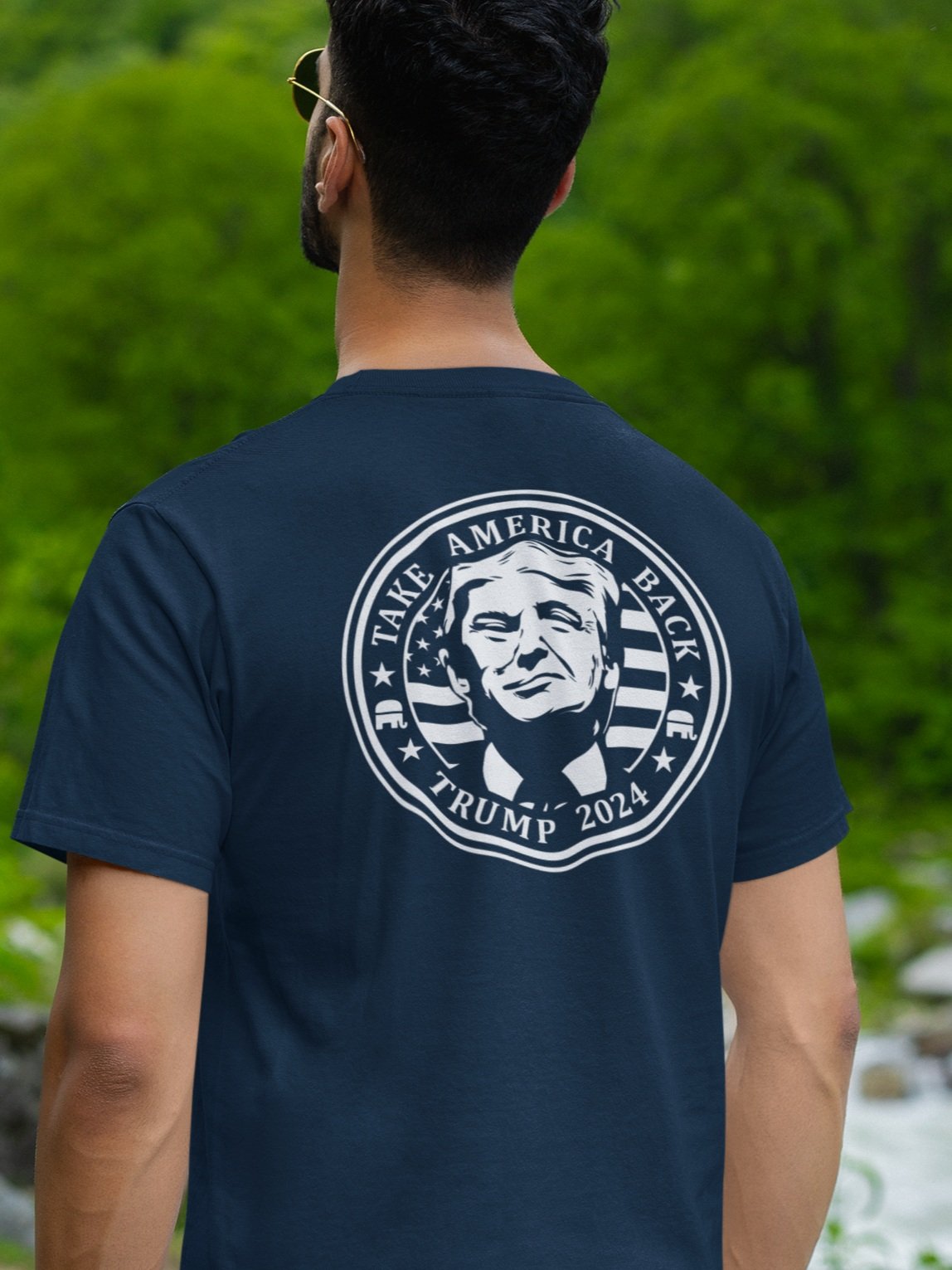 Take America Back Circle Tee - FTSO Clothing Co