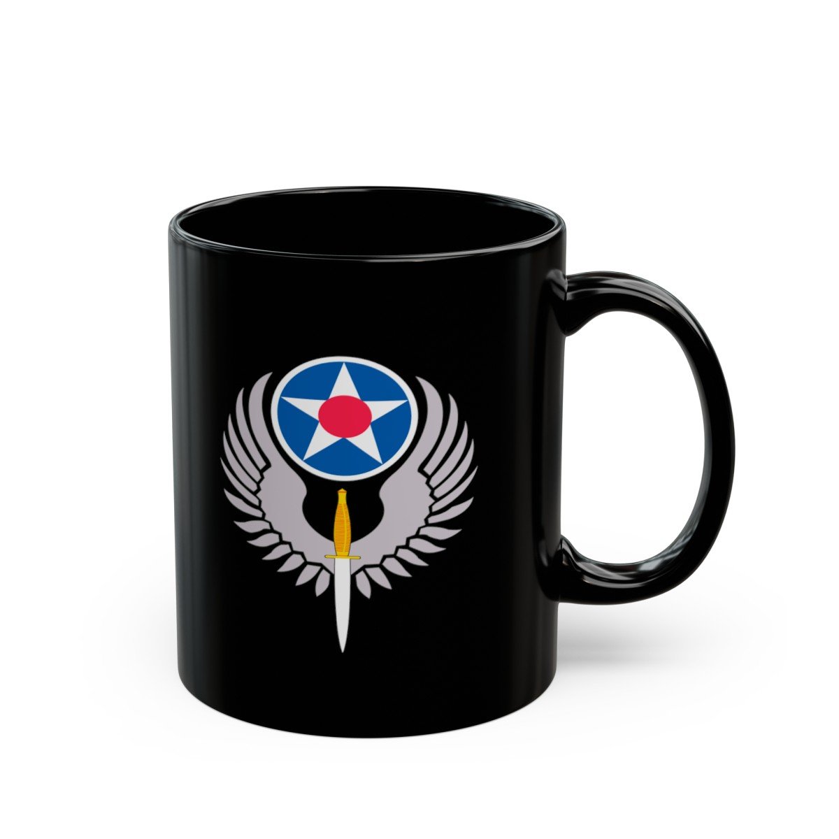AFSOC Black Mug (11oz)
