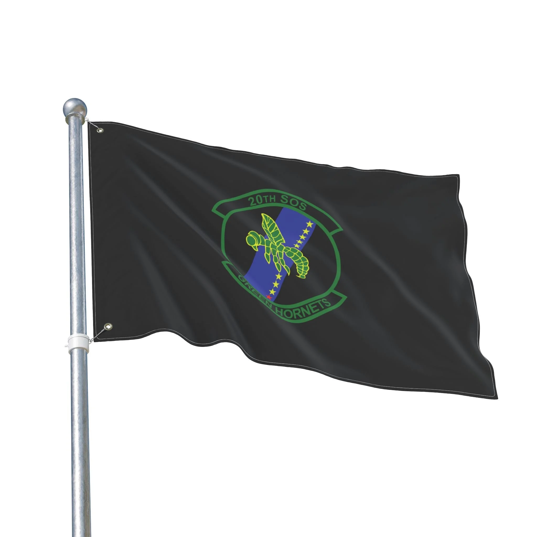 20th SOS Squadron Patch — Double-Sided Flag