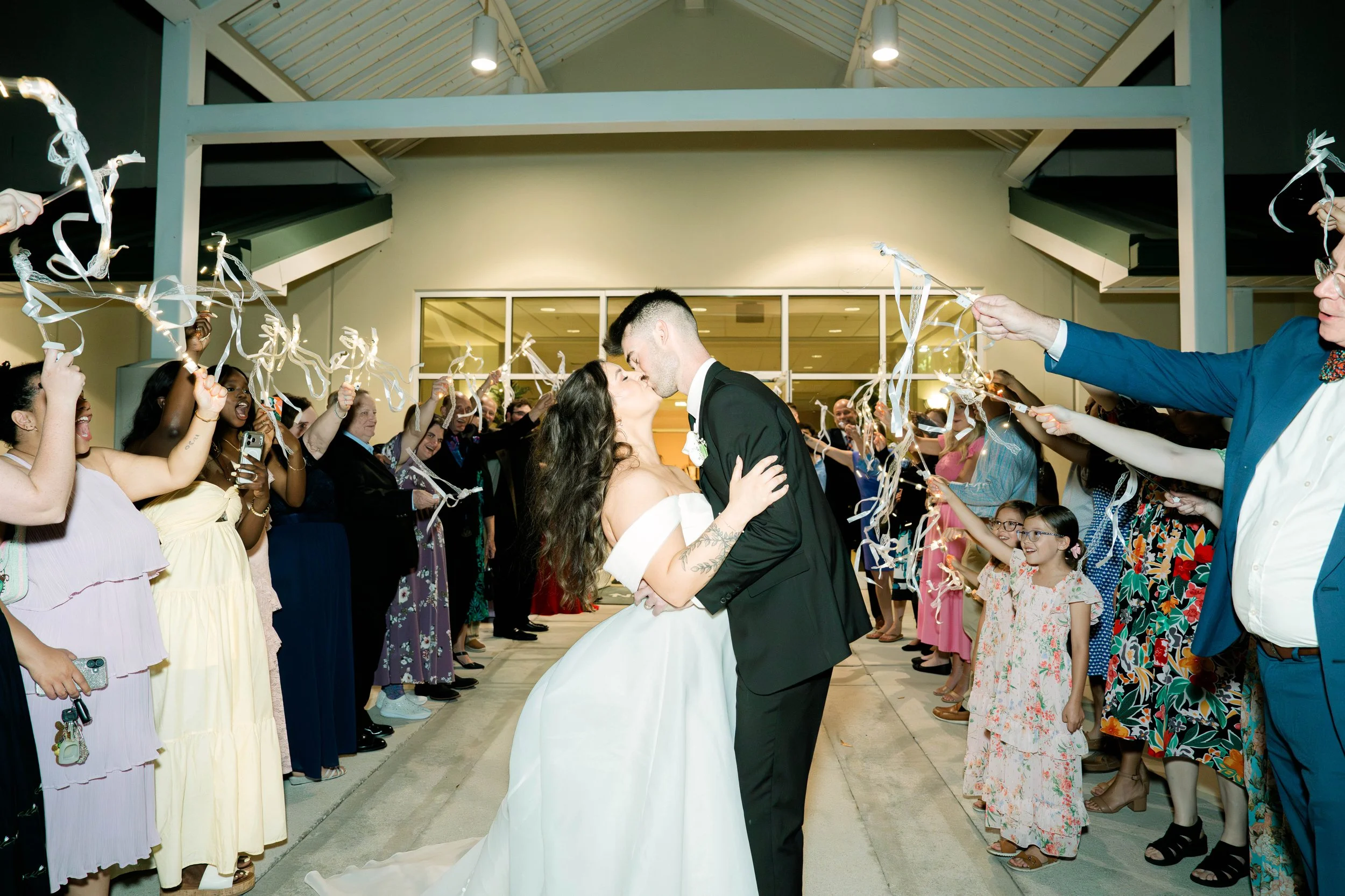 Newly Wed Couple at a Jacksonville Church Photographed by LUX Photo + Film