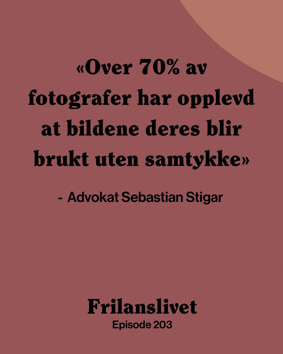 Opphavsrett for fotografer