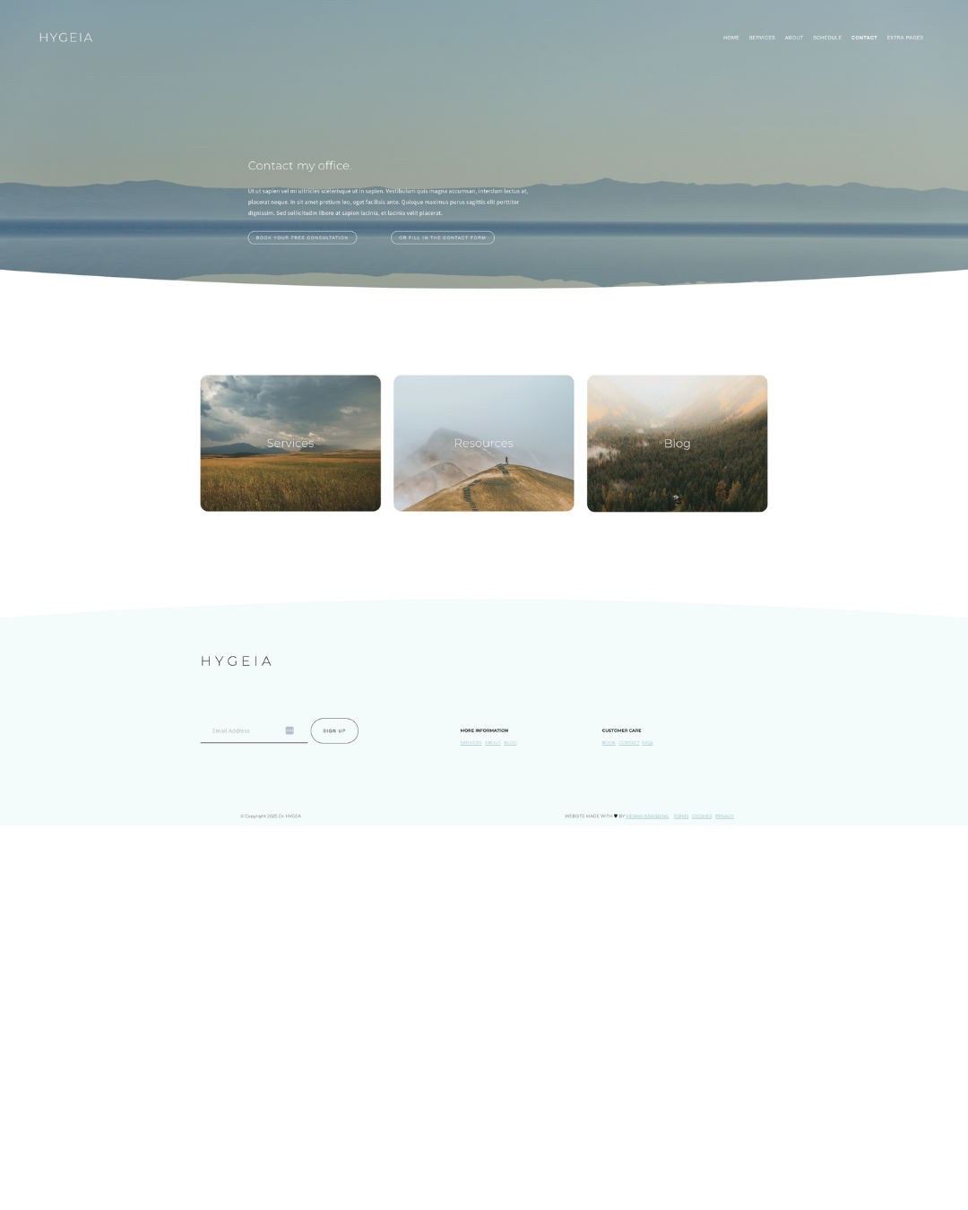 hygeia+meraki+branding+screenshot+of+Semi+custom+website+contact.png