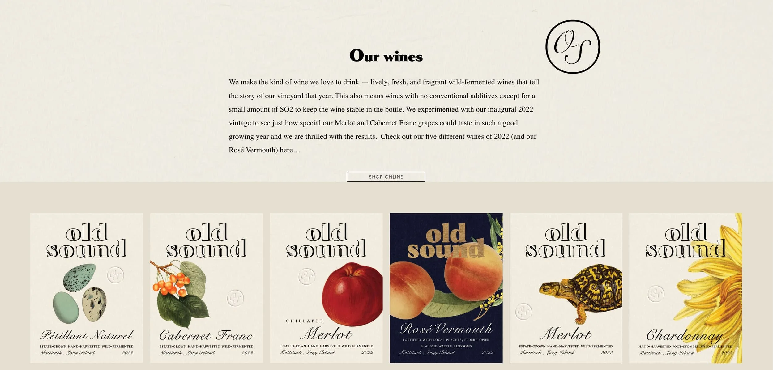 website page with a bunch of illustrations