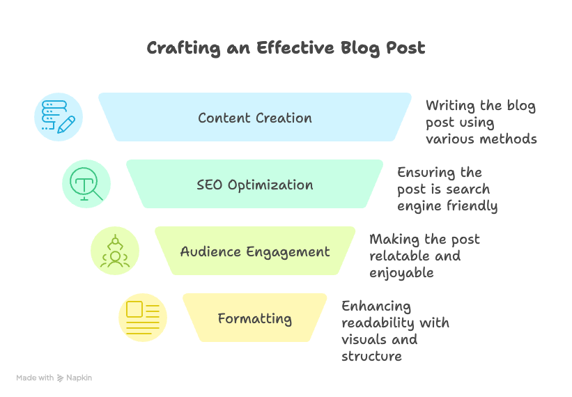 Graph "Crafting an effective blog post".