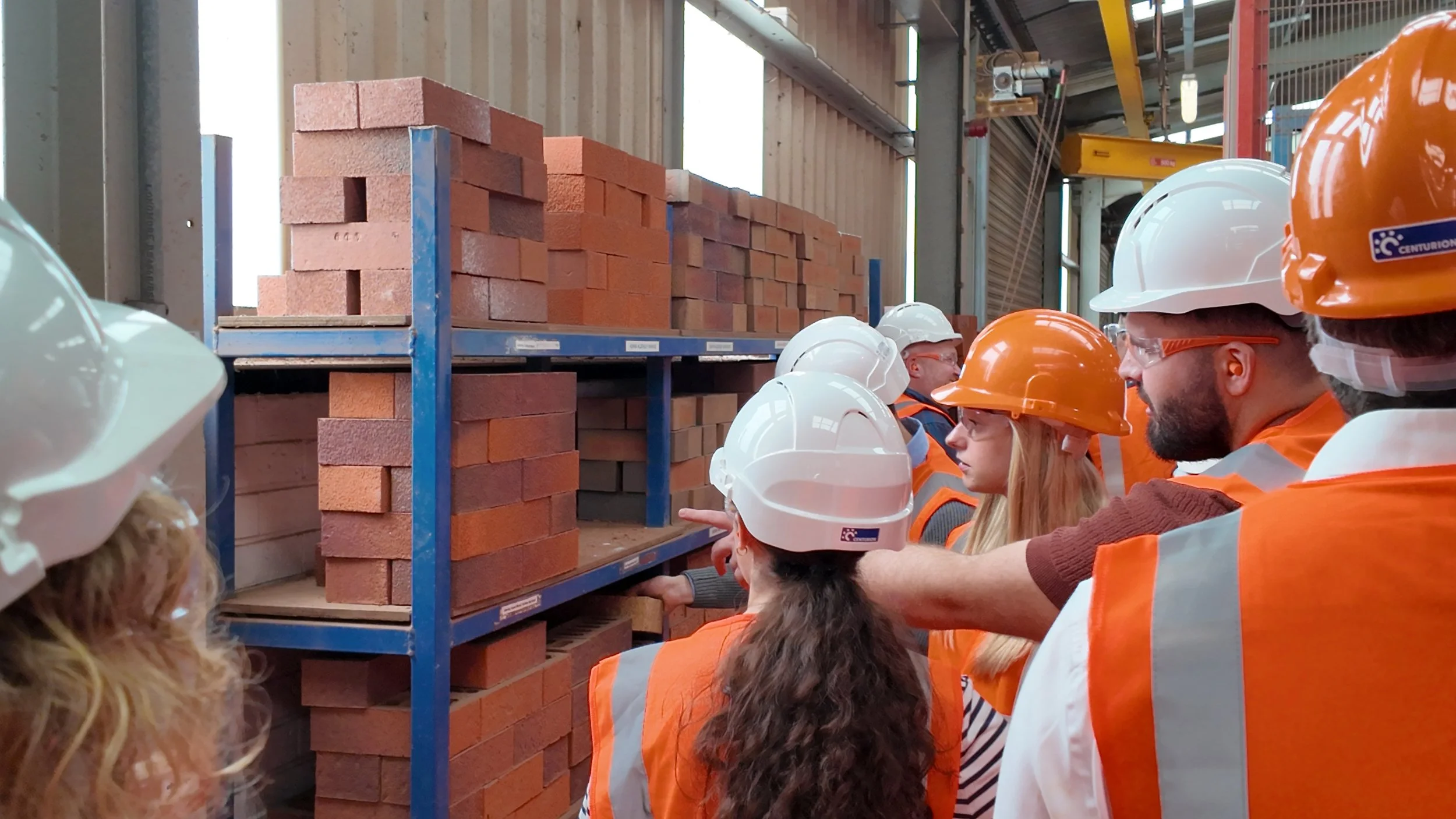 The visit concluded with a tour of Ibstock’s site at Chesterton, Newcastle-under-Lyme, where delegates learned about the production of bricks