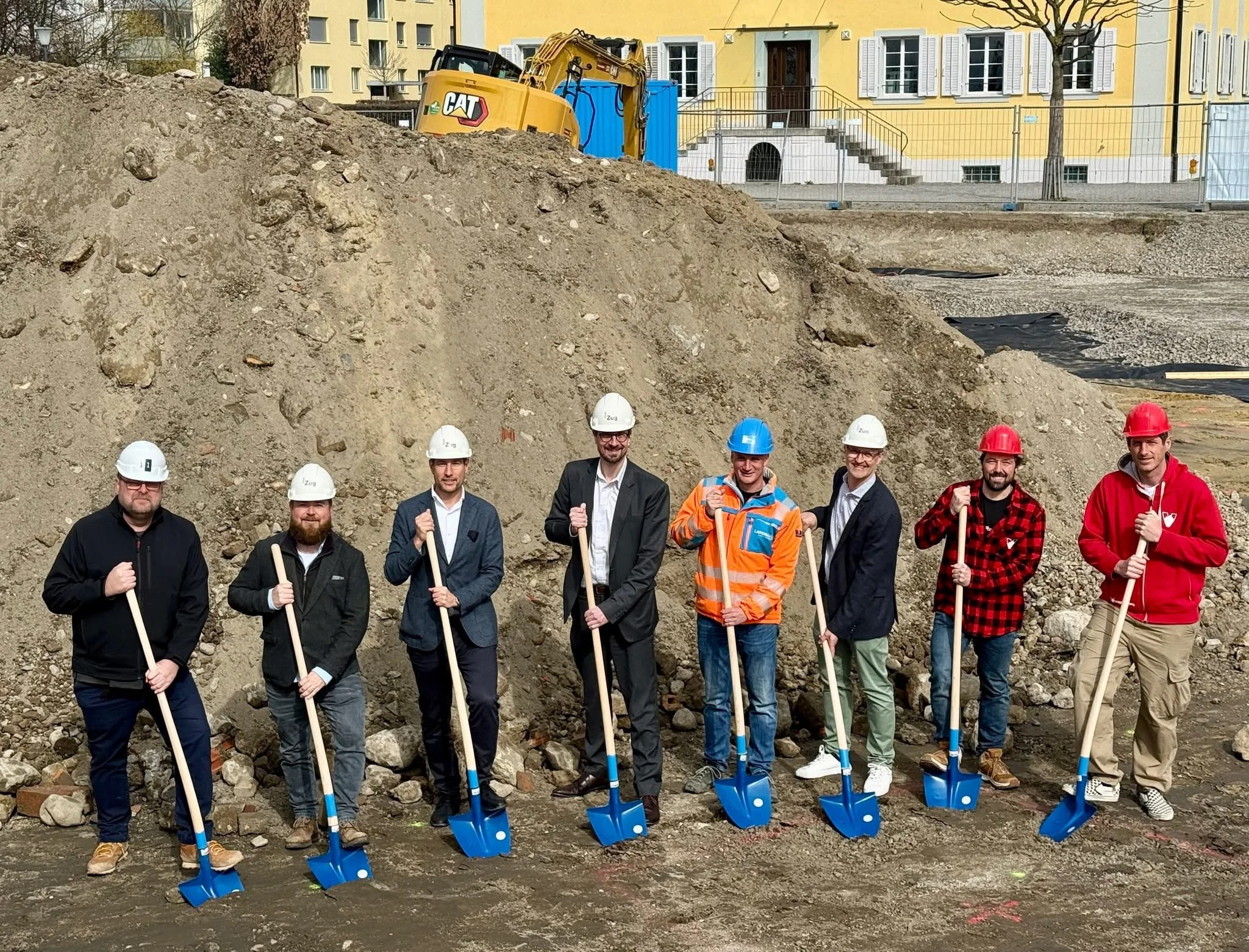 Spatenstich am Pumptrack in Zug