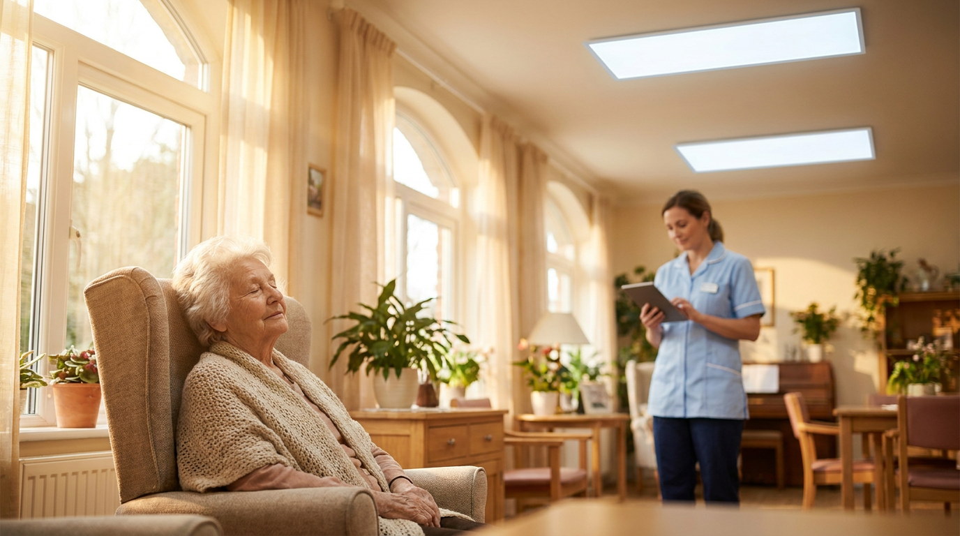 Lighting in nursing homes