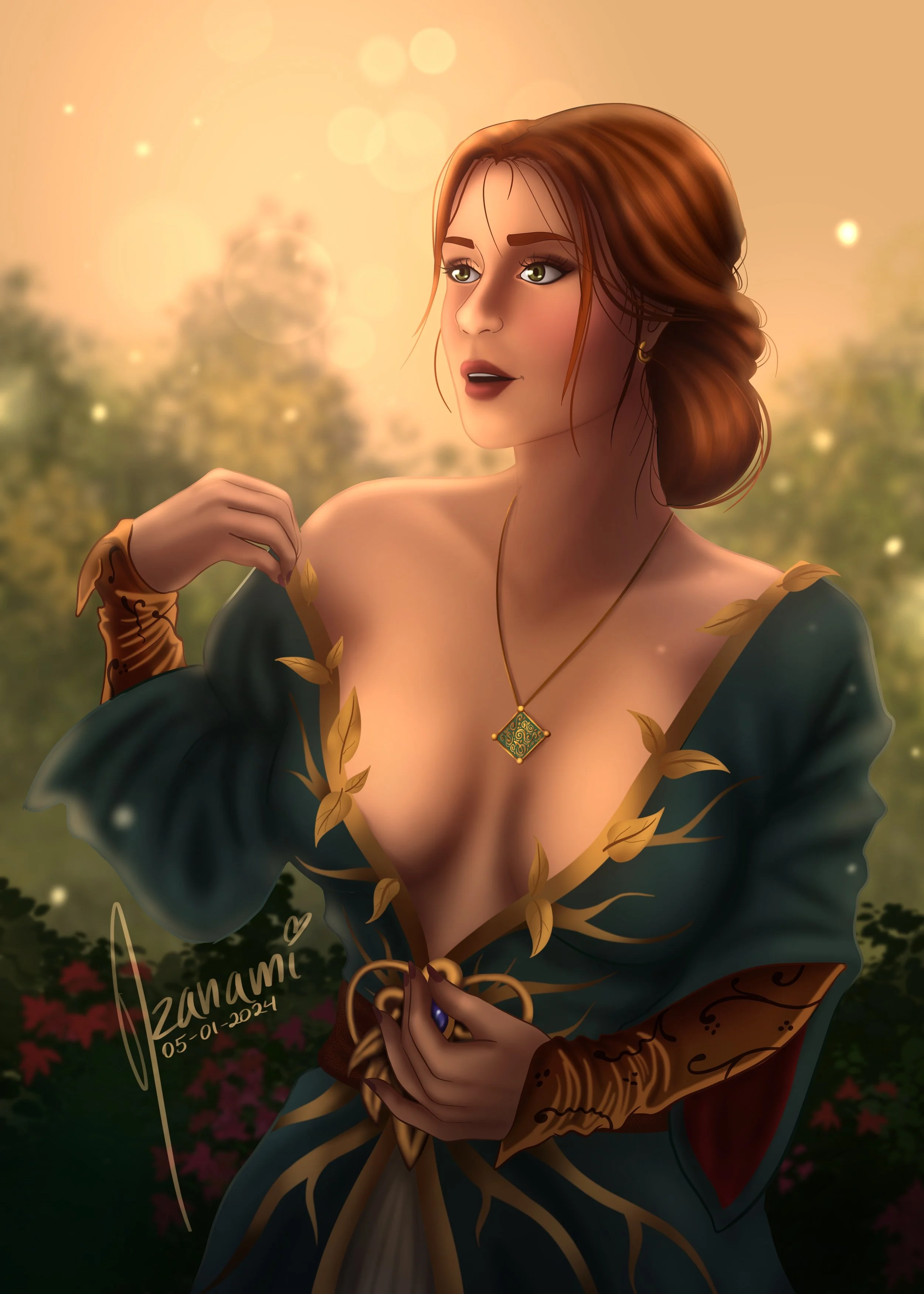 Digital Illustration Half Body Promo