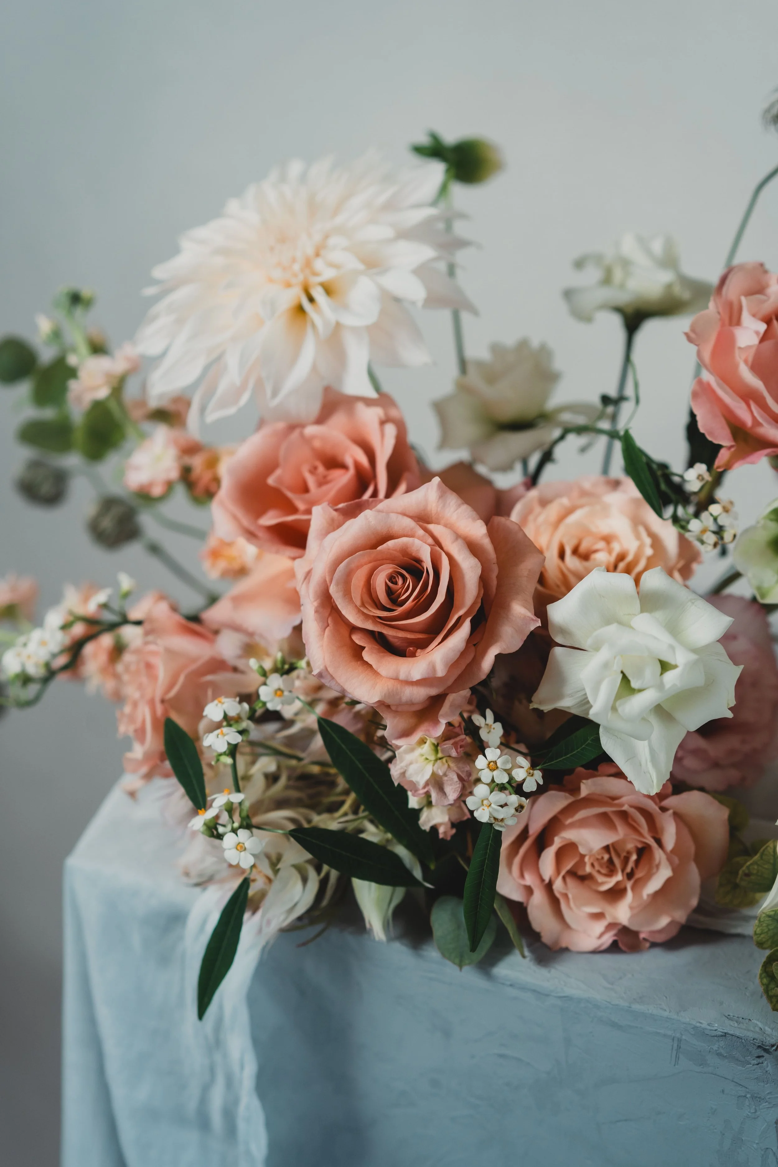  Centre de table de mariage en fleurs naturelles 