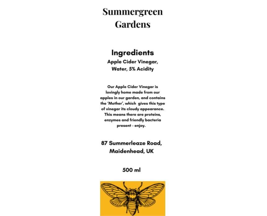 Apple Cider Vinegar with The Mother - 500ml