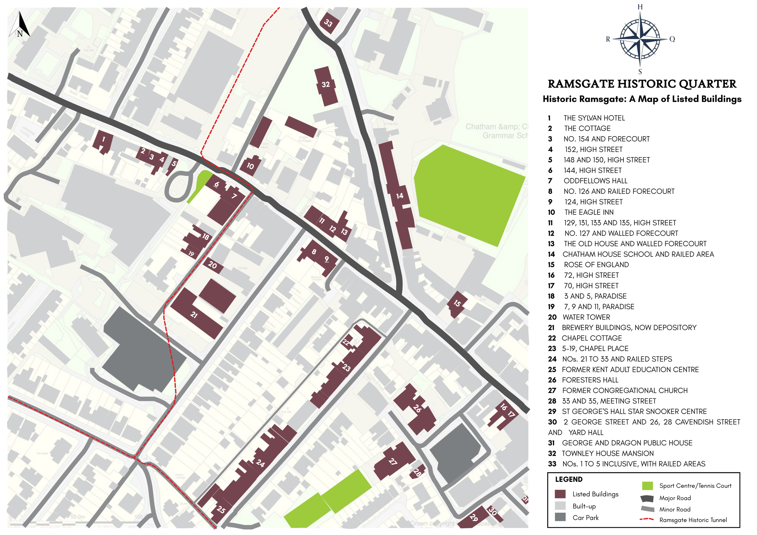 Self Storage Map Ramsgate General 2 — Ramsgate Historic Quarter