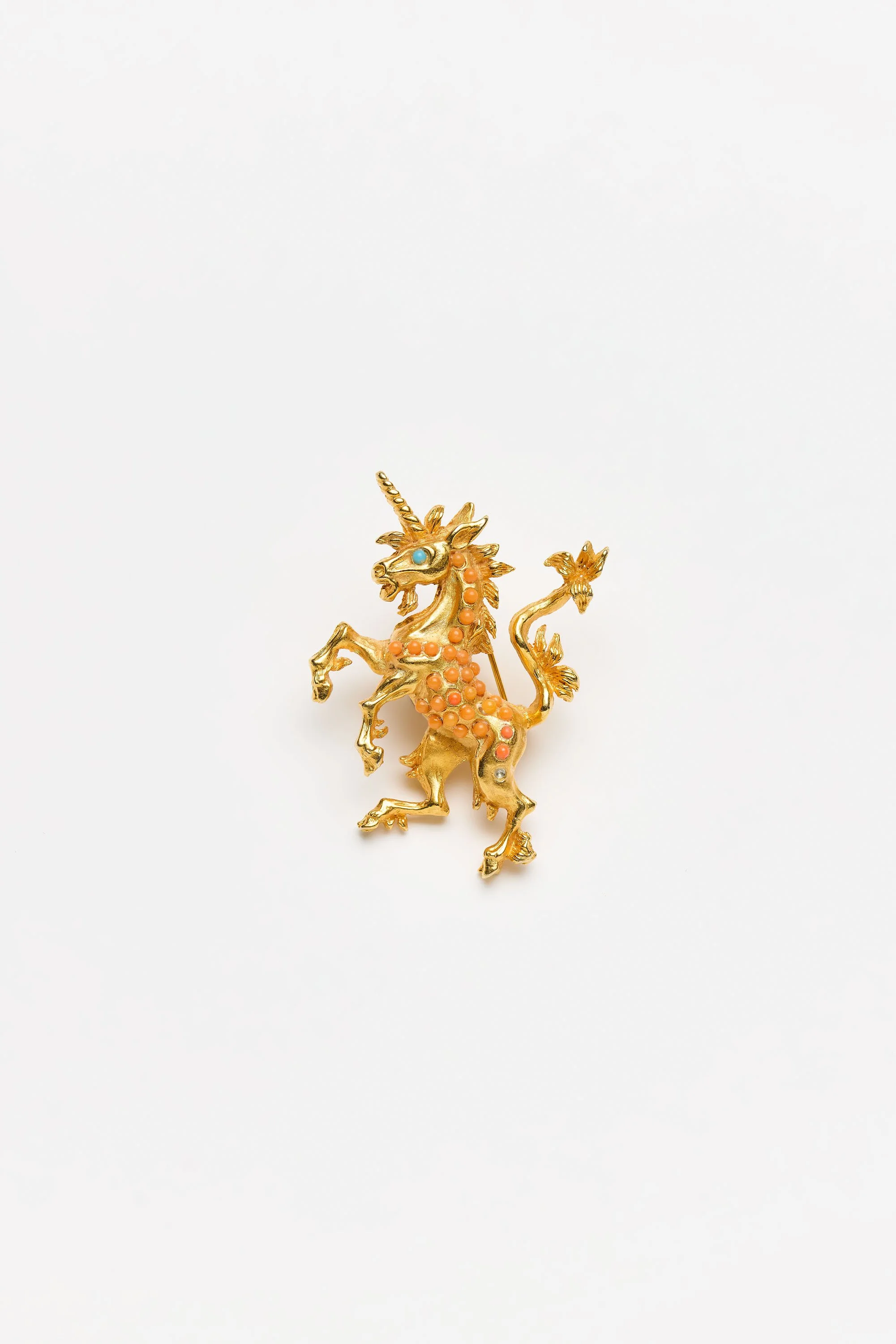 Vintage Costume Jewelry – DeNicola – Unicorn Brooch