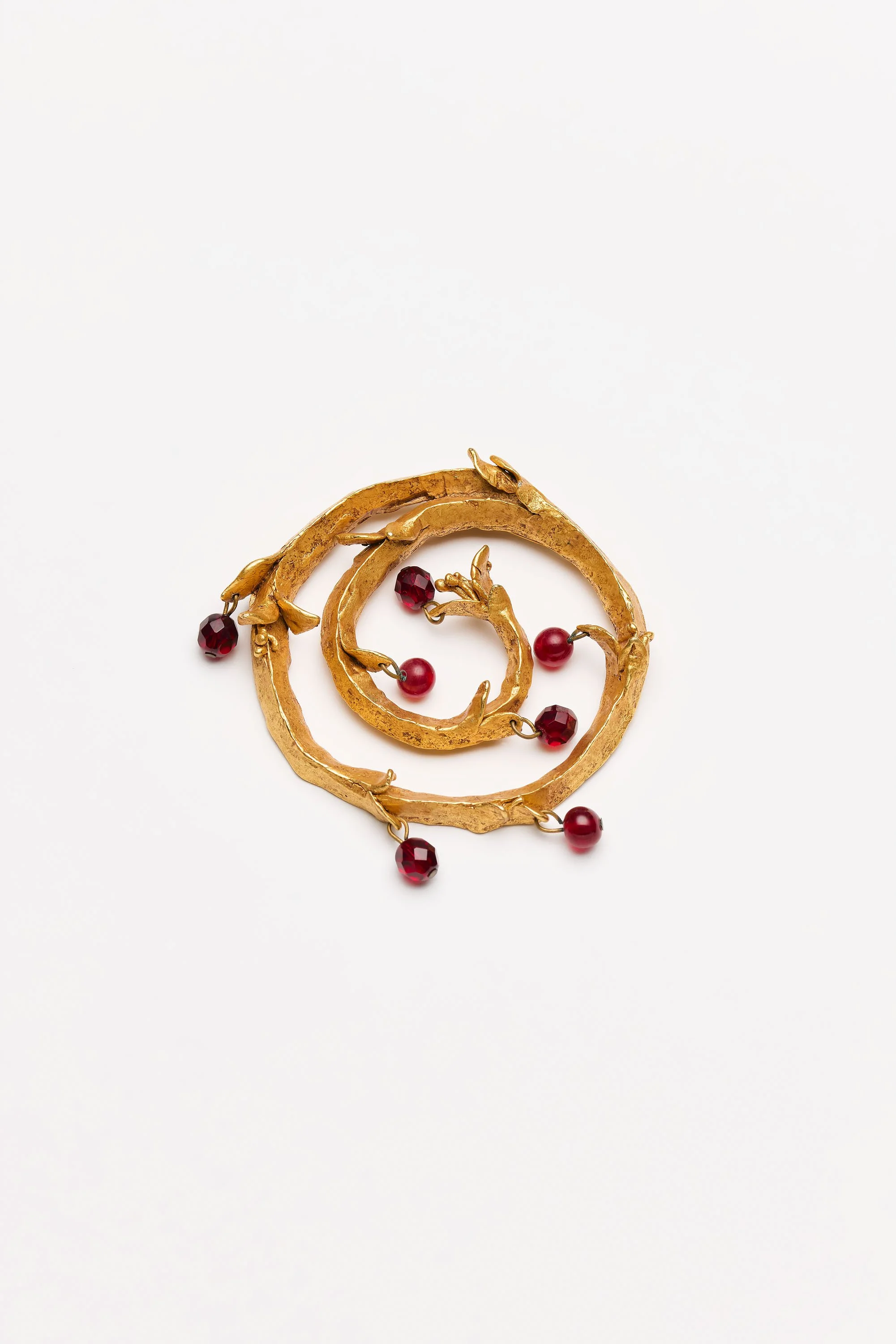 Vintage Costume Jewelry – Haute Couture Paris – Spiral Brooch