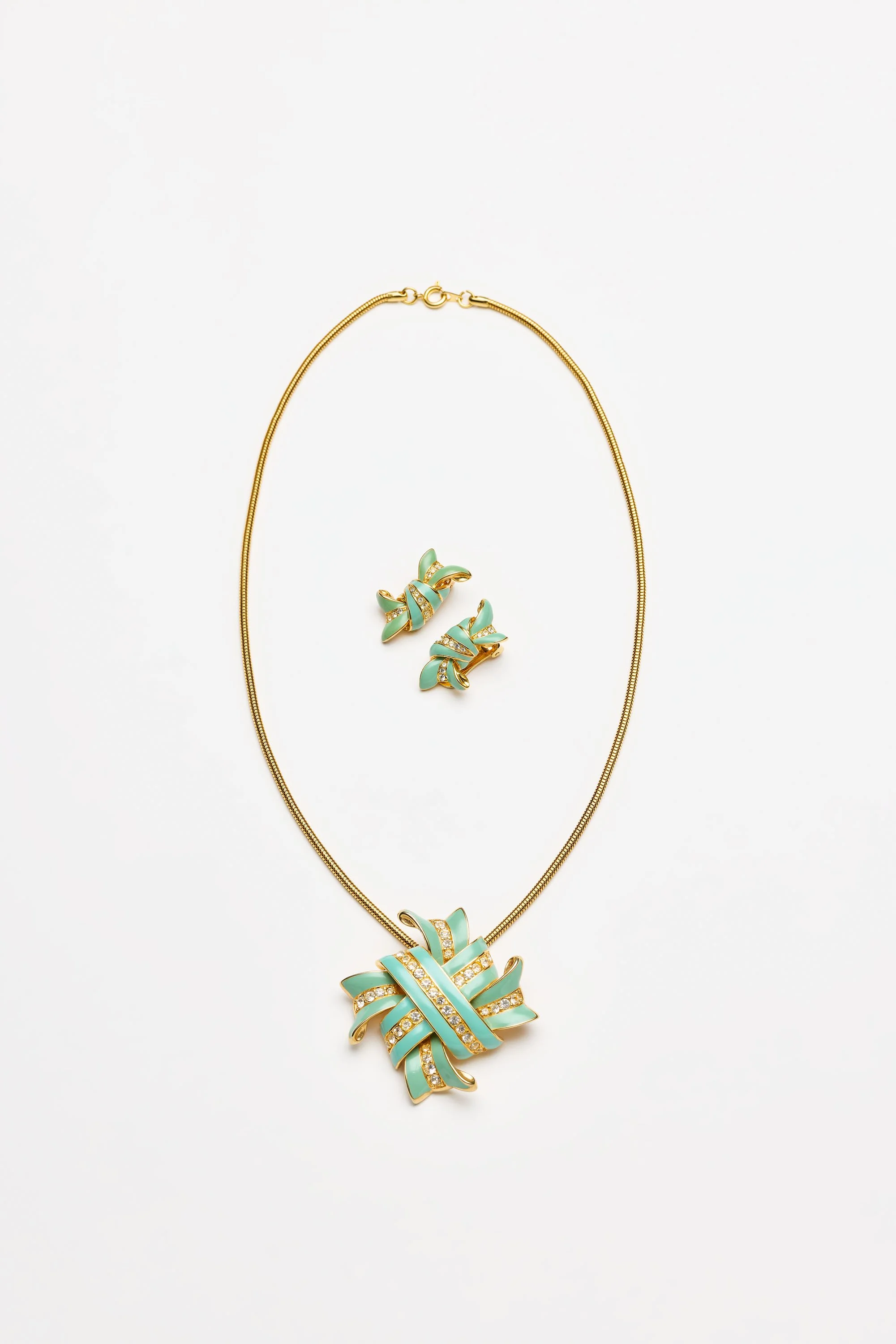 Vintage Costume Jewelry – Kenneth Jay Lane – Bow Set