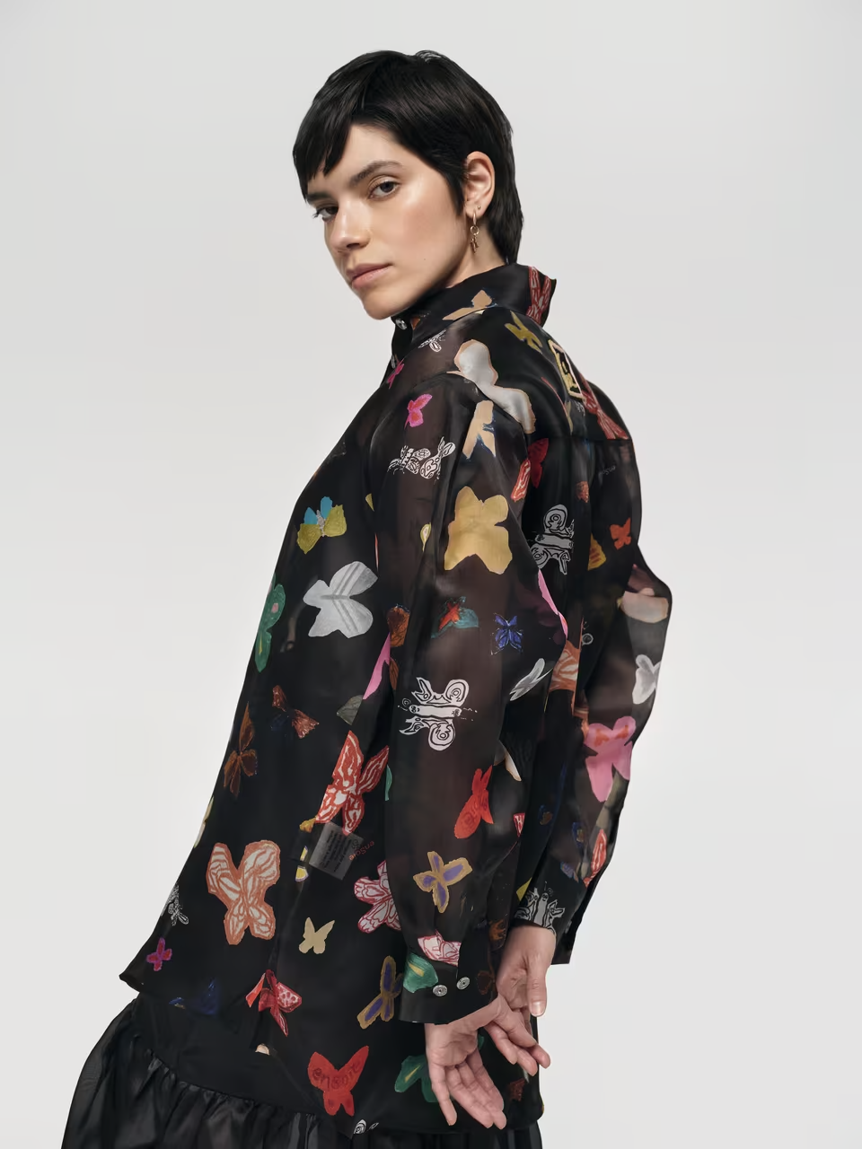 Lola blouse (Satin Organza)