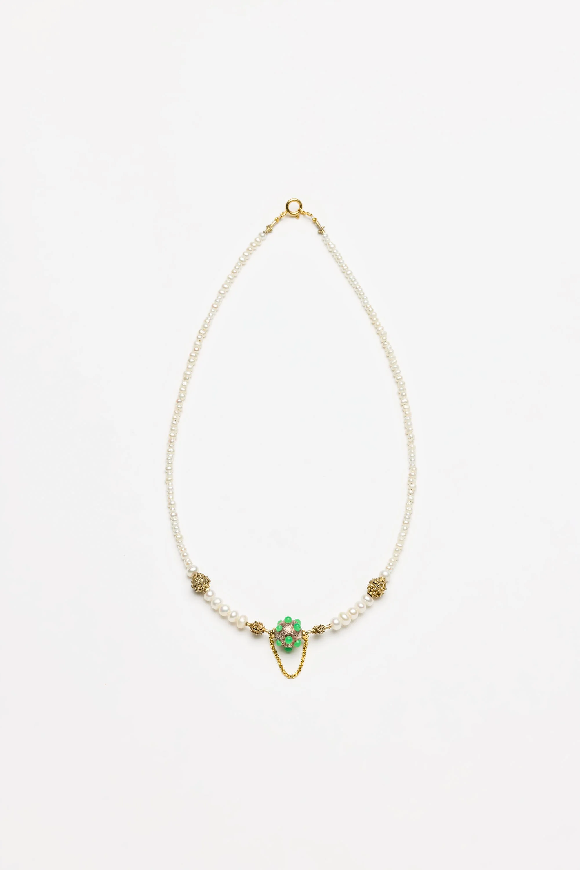 Vintage Costume Jewelry – Samuel Kopp – Pearl and Murano Necklace