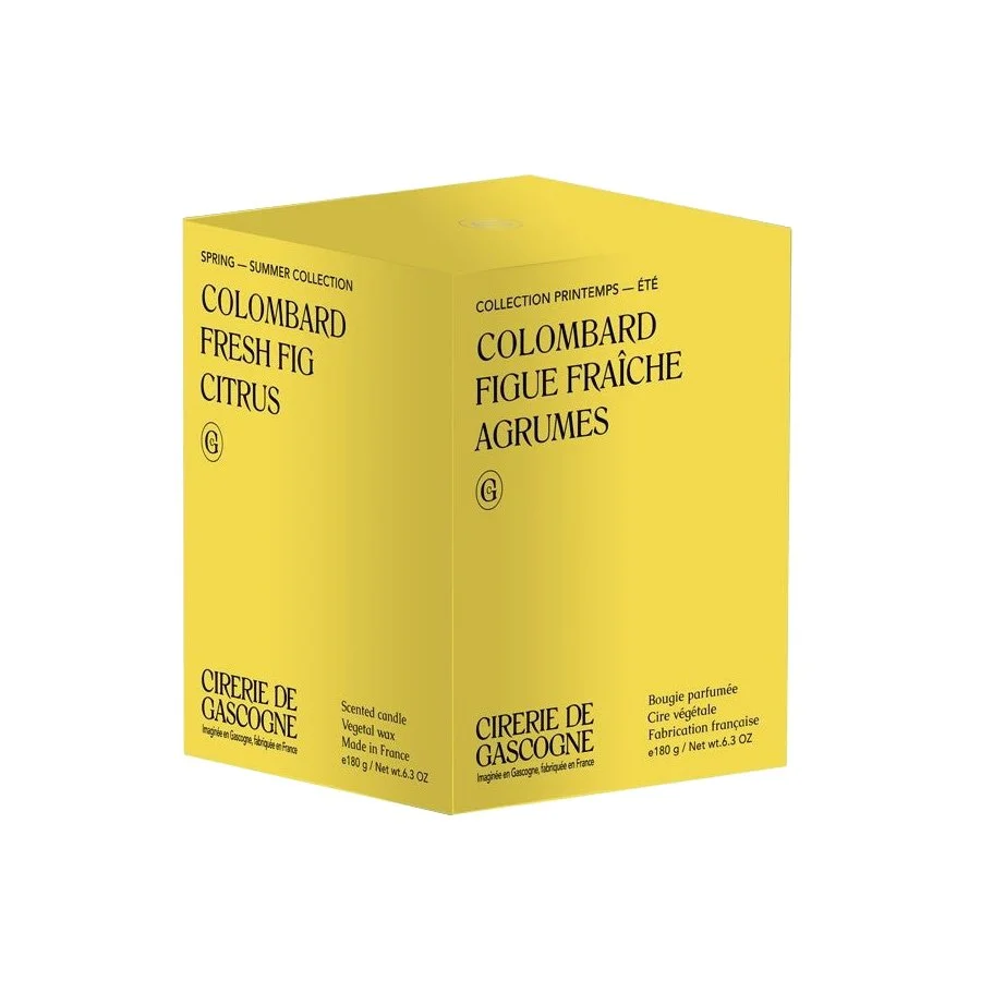 Cirerie de Gascogne – Bougie Parfumée – Colombard - Figue Fraiche - Agrumes