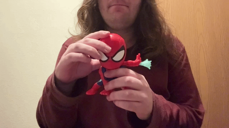 Name: Bop It! Spider-Man  •  Release Year: 2021  •  Revision Number: Spider-Man US 6  •  Test Mode Length: 3m 34s