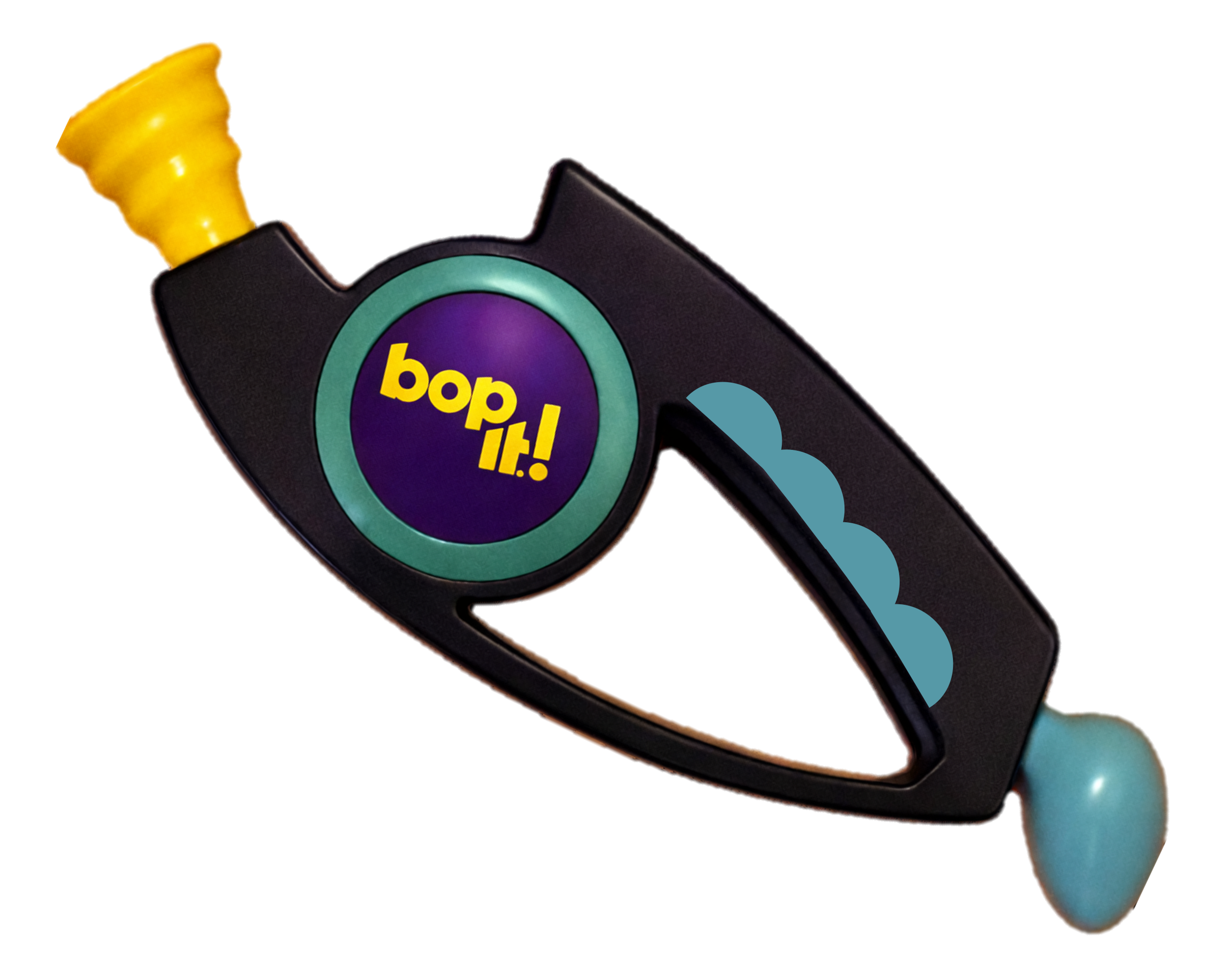Bop It (2019) with a Bop It (1997) vibe.