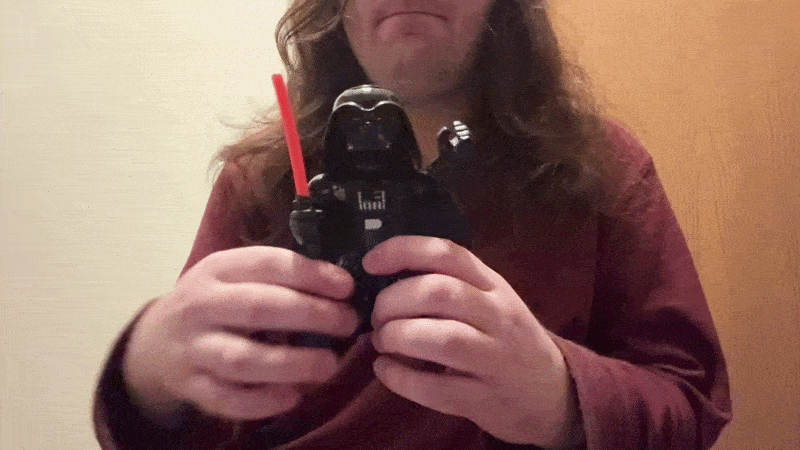 Name: Bop It! Darth Vader  •  Release Year: 2022  •  Revision Number: Bop It 10  •  Test Mode Length: 6m 22s