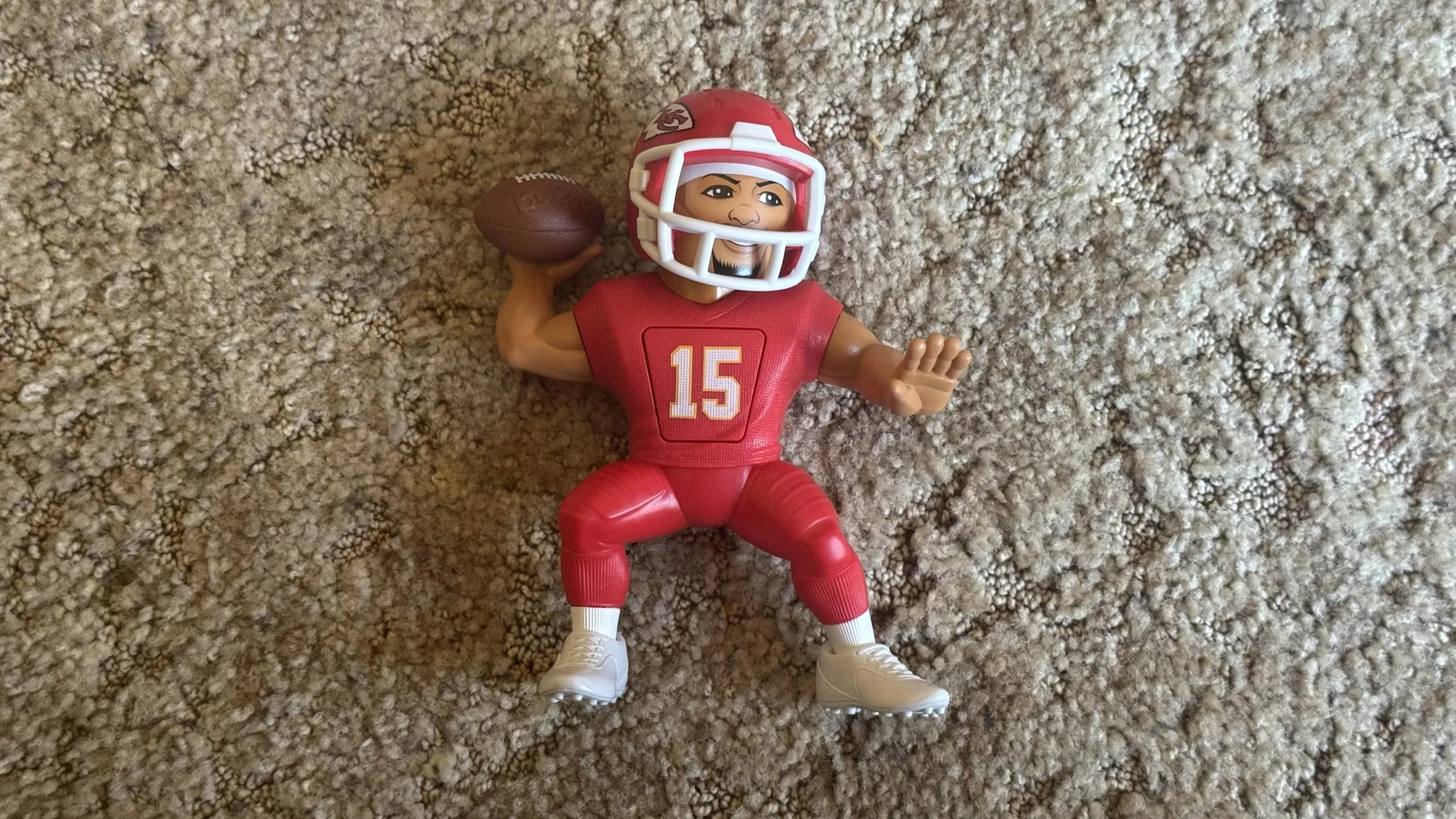 Name: Bop It! Patrick Mahomes  •  Release Year: 2026  •  Revision Number: G3174 US 4  •  Test Mode Length: 3m 47s
