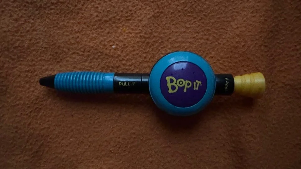 Name: Bop It Game Pen  •  Release Year: 2001  •  Revision Number: N/A  •  Test Mode Length: 0m 08s
