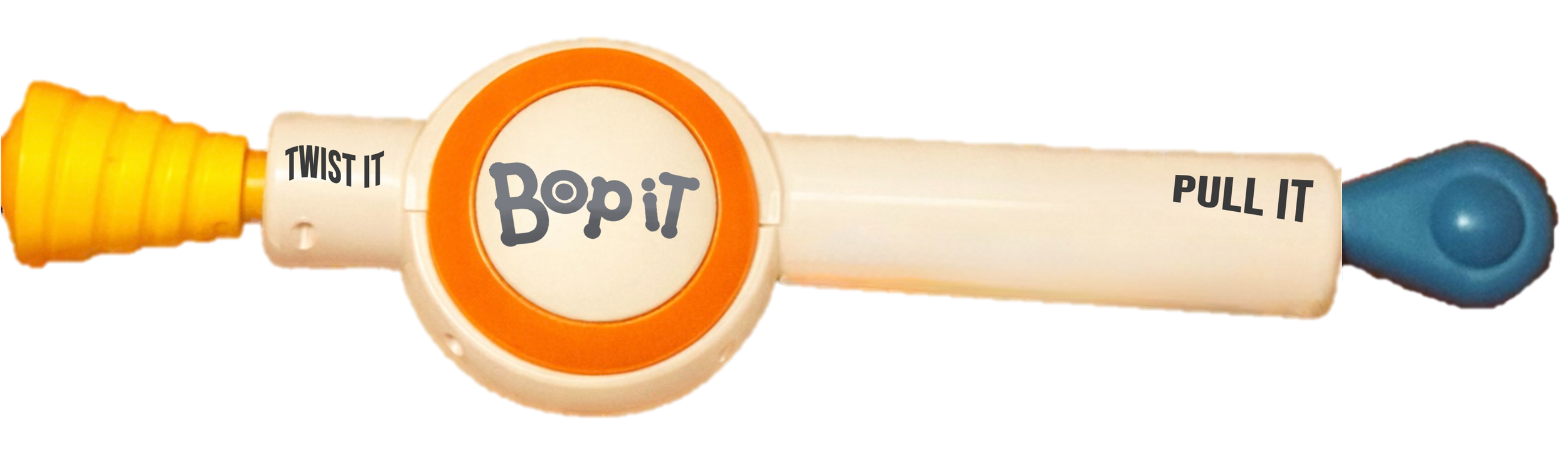 Bop It (1997) with a Bop It (2019) vibe.